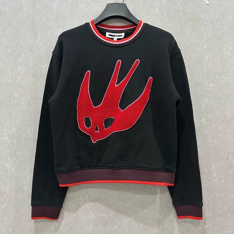 Alexander McQueen Alexander Mcqueen Black sweatshirt Size S / US 4 / IT 40 - 1 Thumbnail