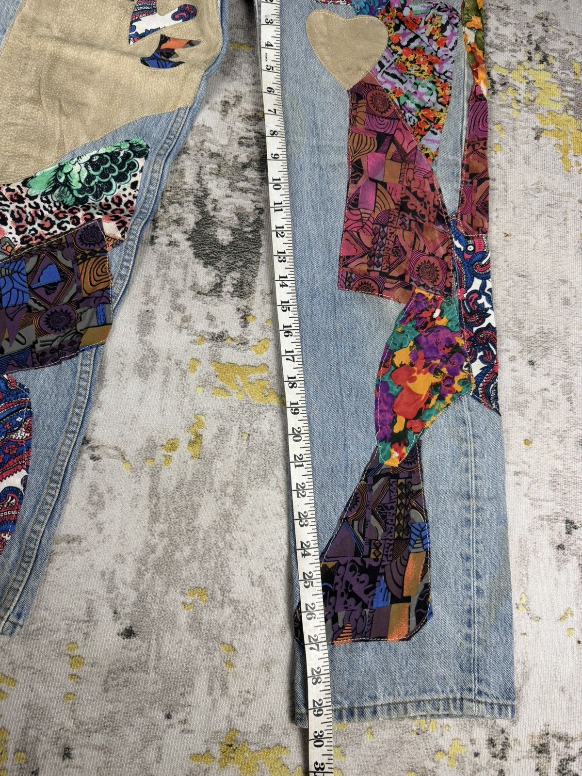 Junya Watanabe Vintage 80s Levis 501 Inspired Kapital Sashiko Boro Jeans Size US 30 / EU 46 - 6 Thumbnail