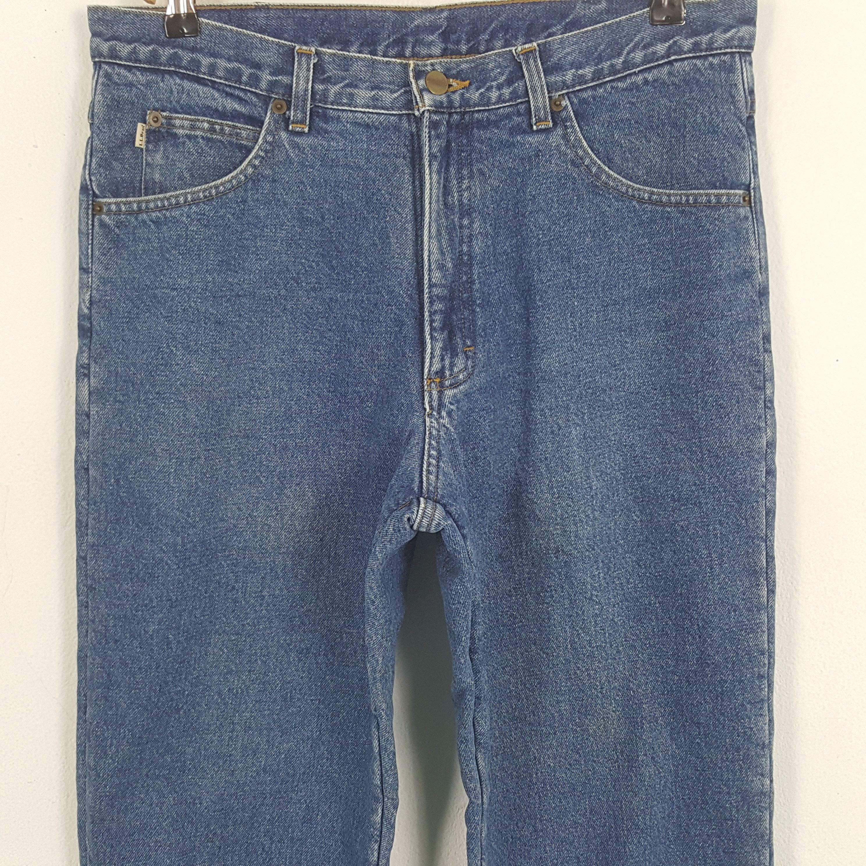 L.L. Bean × Vintage Vintage L.L. Bean Double L Classic Fit Denim Jeans Size US 33 - 2 Thumbnail