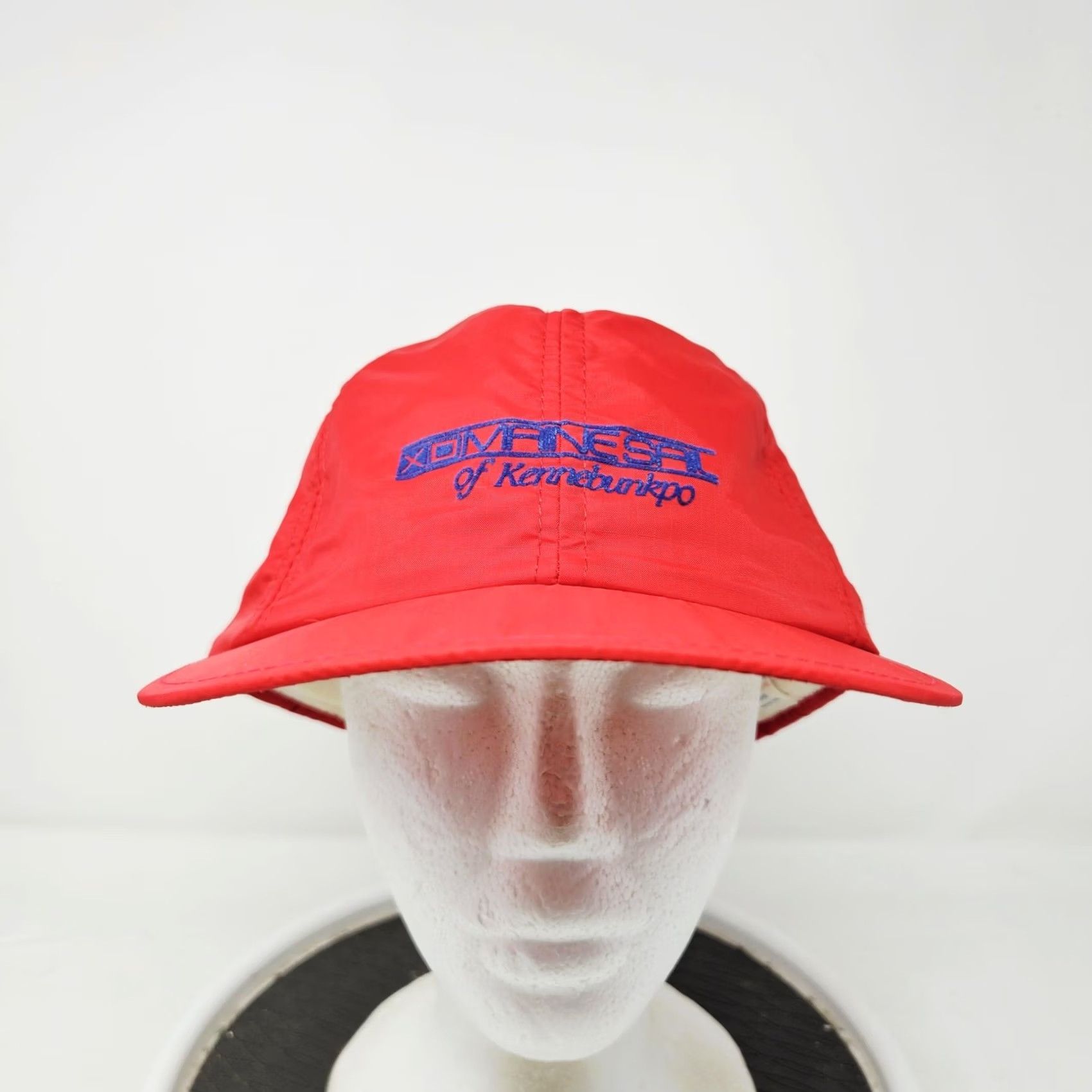 Vintage Vintage Kennebunk Hat Cap Baseball Snap Back One Size Red Mens Nylon Travel Size ONE SIZE - 2 Thumbnail
