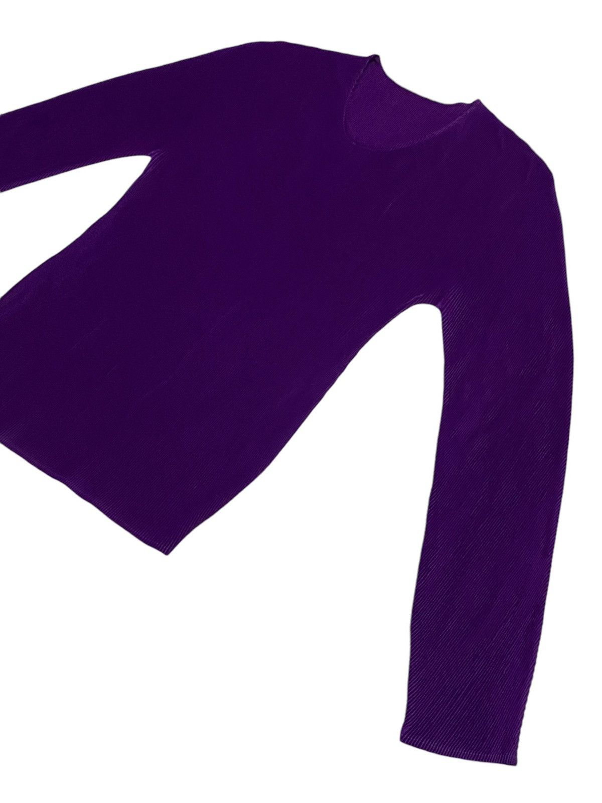 Issey Miyake × Pleats Please Issey Miyake Pleats Please Pleated Purple Long Sleeve Size L / US 10 / IT 46 - 17 Thumbnail