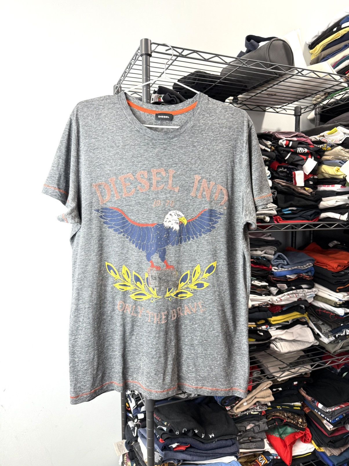Diesel Y2K Vintage Diesel Eagle T Shirt American Style Size US L / EU 52-54 / 3 - 1 Thumbnail