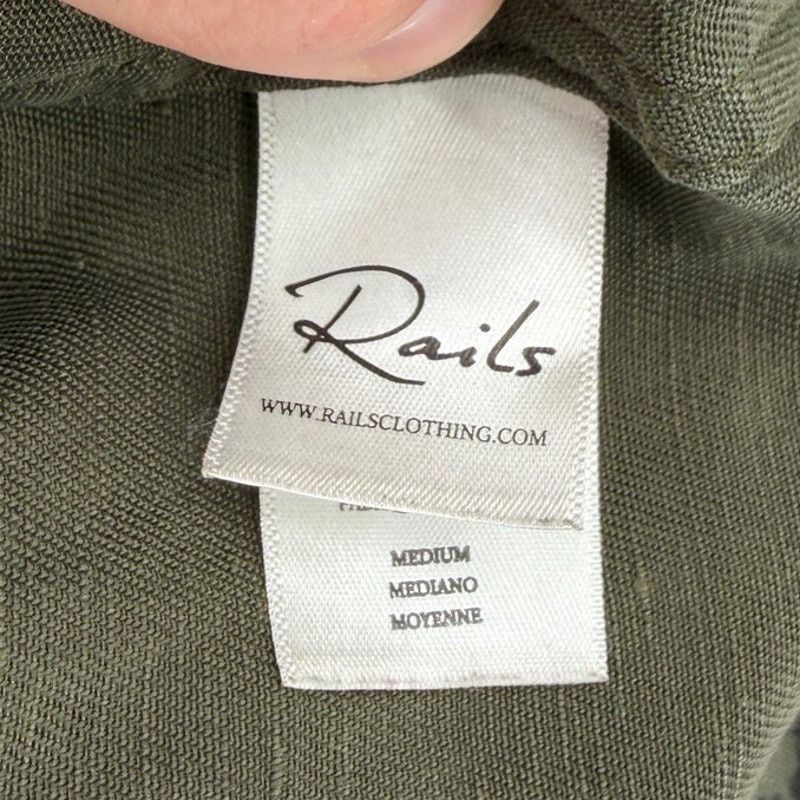 Rails Rails Collins GreenLeopard Zippered Lightweight Jacket Size M / US 6-8 / IT 42-44 - 7 Thumbnail