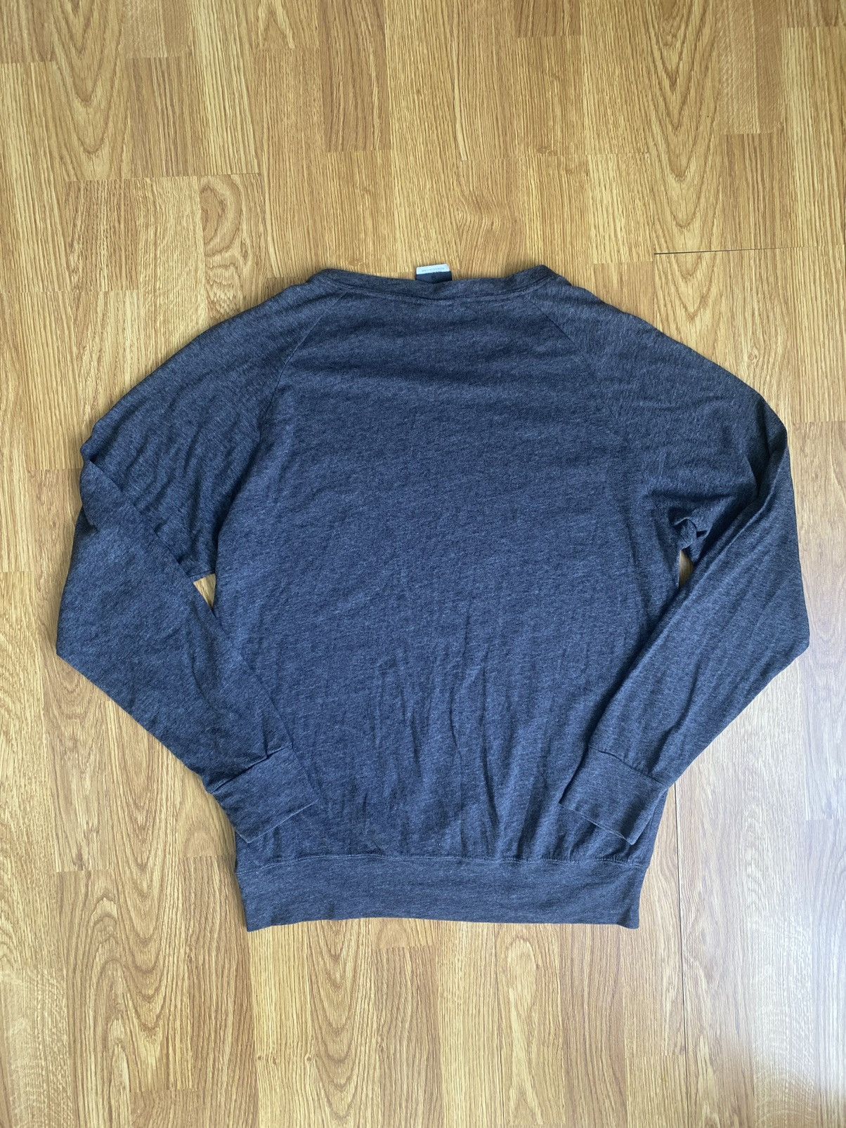Nike × Vintage Vintage USATF Track And Field Nike Long Sleeve Cotton Gray M Size US M / EU 48-50 / 2 - 14 Thumbnail
