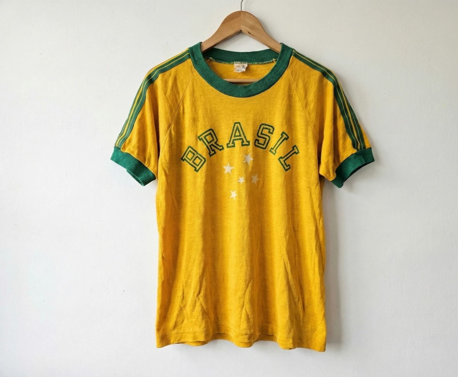 Penalty Rare 80s Brazil Penalty Soccer Jersey Crop Boxy Fit M Size M / US 6-8 / IT 42-44 - 1 Thumbnail