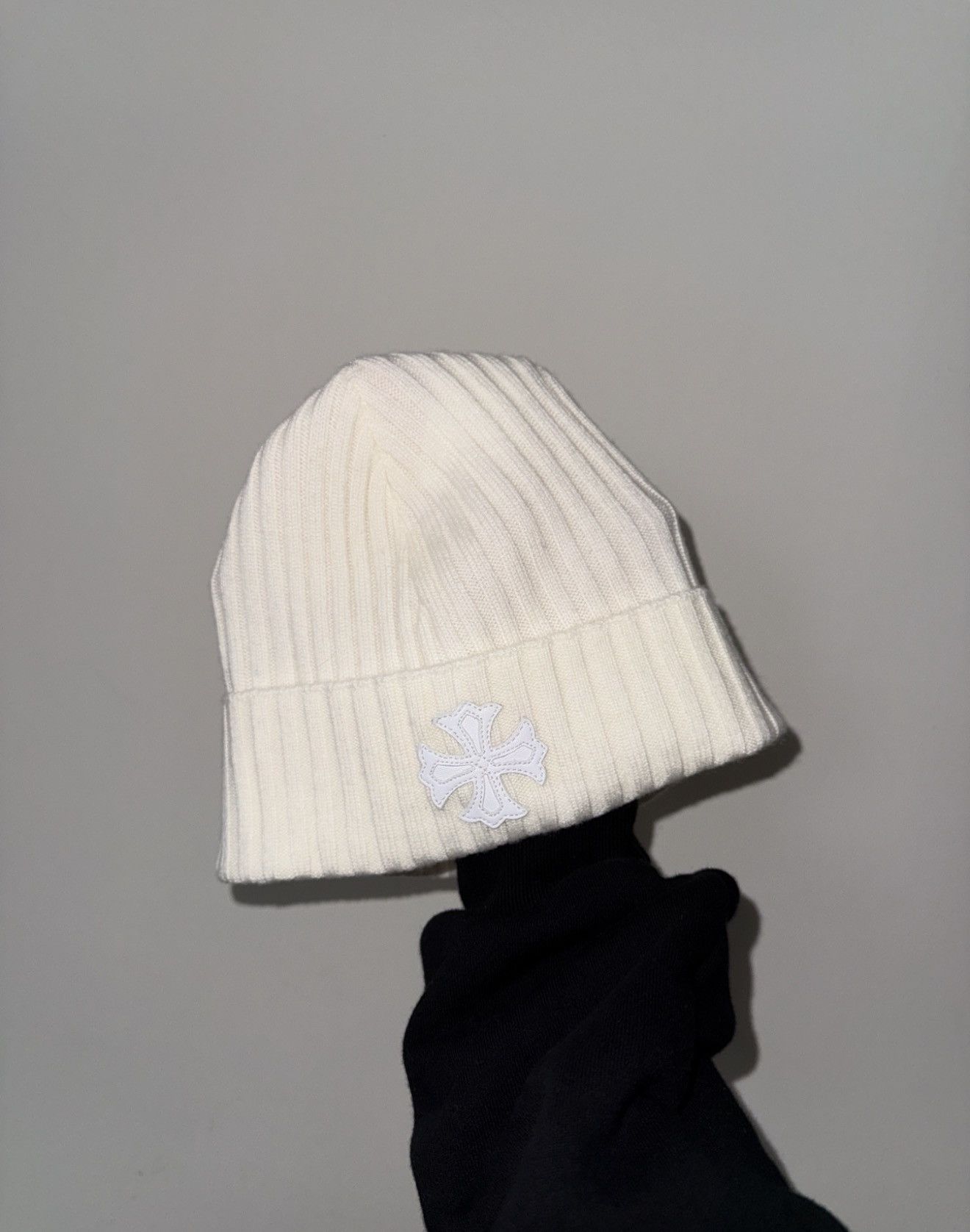 Chrome Hearts Cross Beanie cheapest White