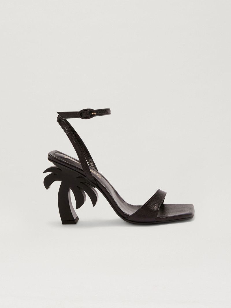 Palm Angels o1y1125 Ankle Strap Sandals in Black Size US 6 / IT 36 - 1 Thumbnail