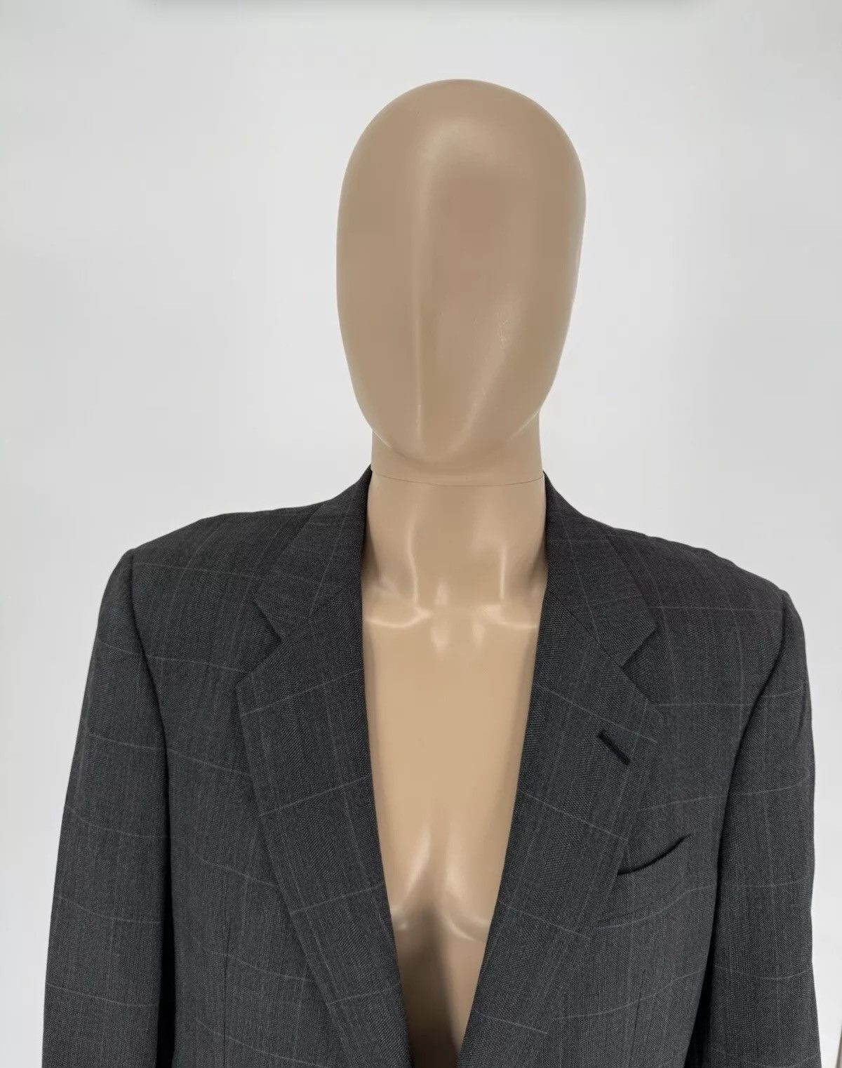 Vintage 90s Christian Dior Monsieur Blazer Grey Mens 41L