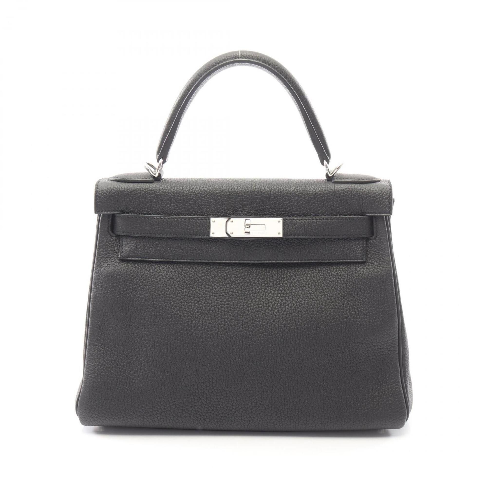 Hermes Hermes Kelly 28, 2-way handbag, leather, Togo black. Size ONE SIZE - 1 Thumbnail