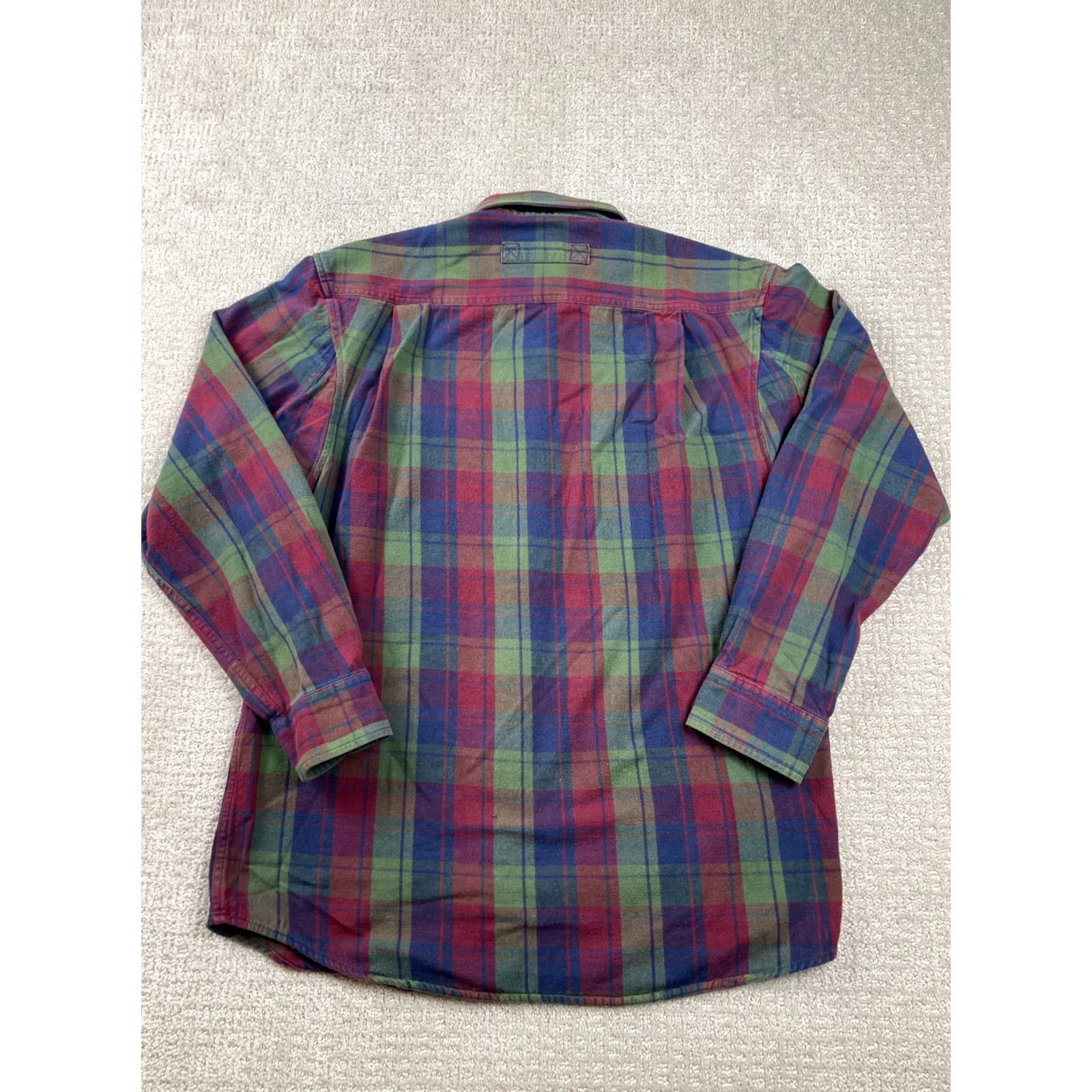 Vintage Duluth Shirt Mens Small Plaid Flannel Button-Down Long Sleeve Outdoors Red Cotton Button Pocket Shirt Size US S / EU 44-46 / 1 - 5 Thumbnail
