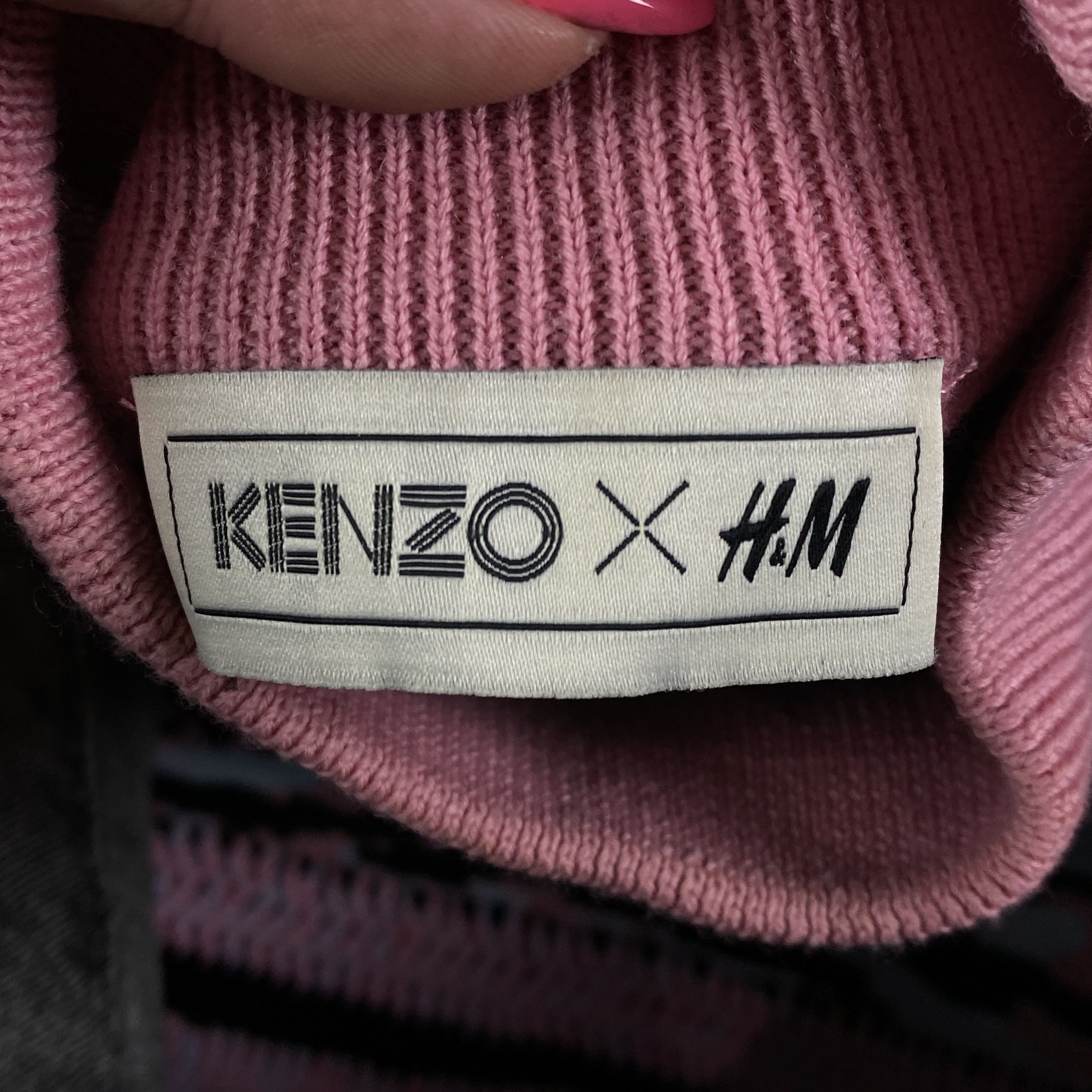 H&M × Kenzo Womens Slevless Sweater Dress Kenzo x H&M Size S Cotton Size S / US 4 / IT 40 - 4 Thumbnail