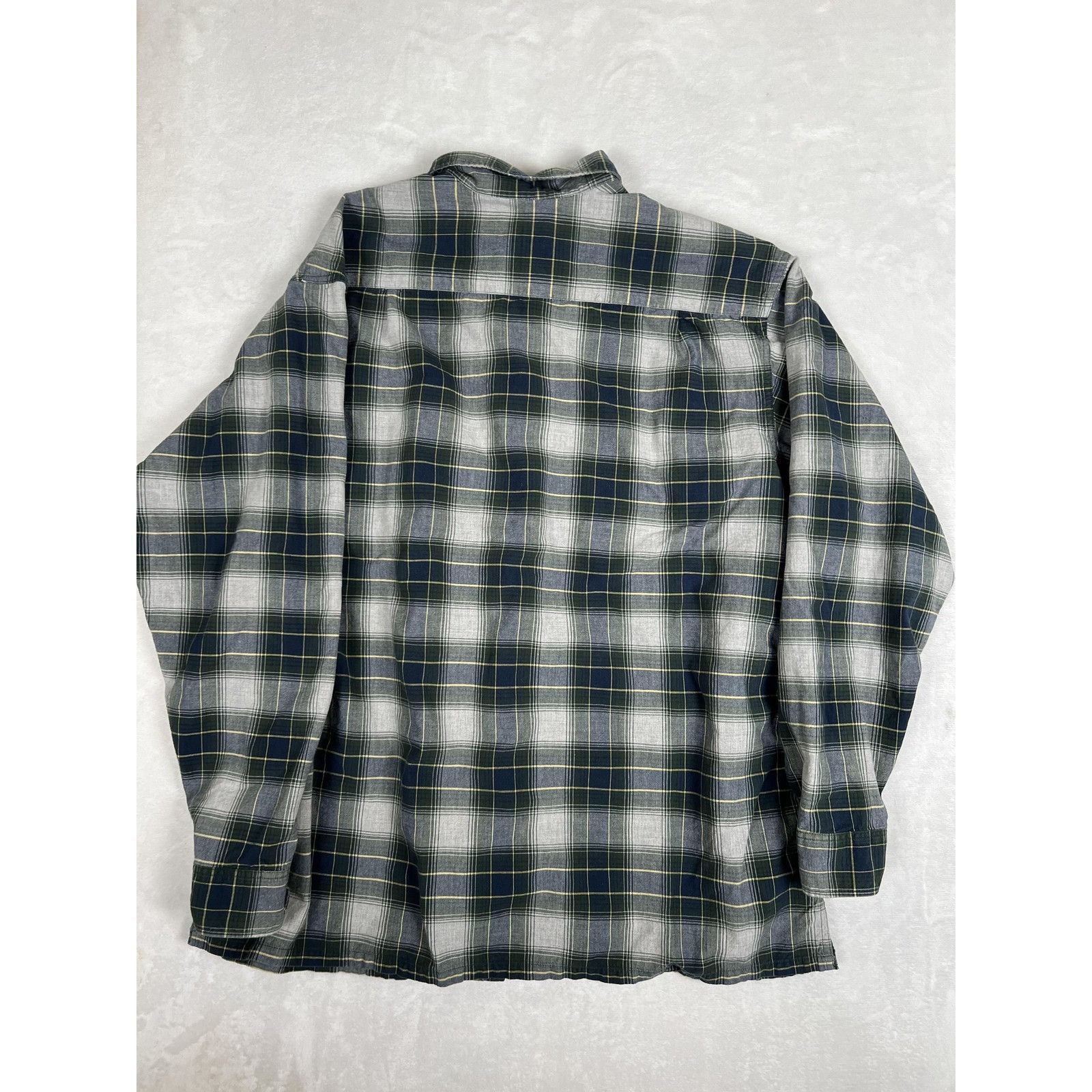 Polo Ralph Lauren Polo Jeans Co Ralph Lauren Shirt Mens Large Green Plaid Flan Size US L / EU 52-54 / 3 - 6 Thumbnail