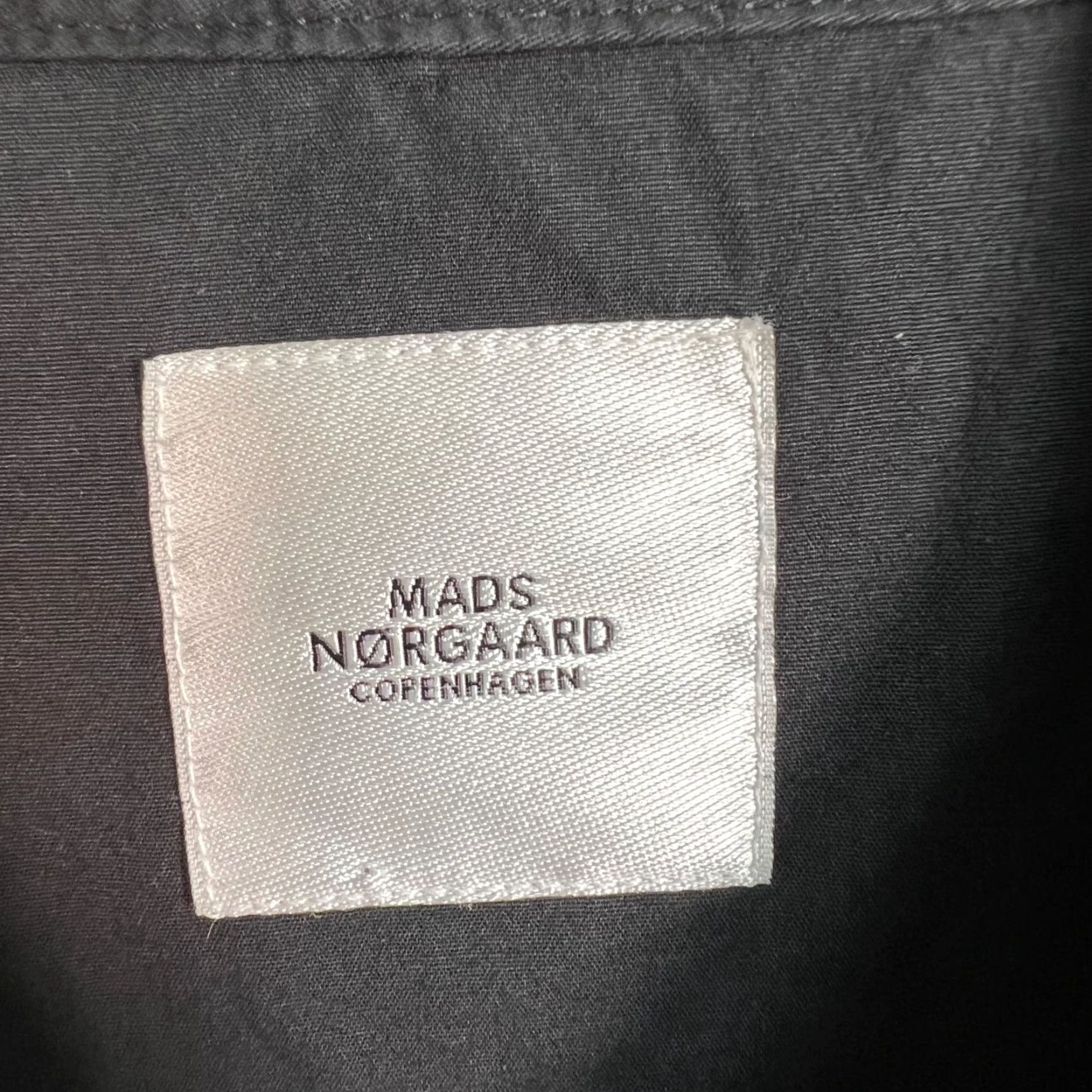 Vintage Mads Nørgaard Dress Adult Womens 40 Black Cotton Button-Front Lightweight Shirt Size S / US 4 / IT 40 - 3 Thumbnail