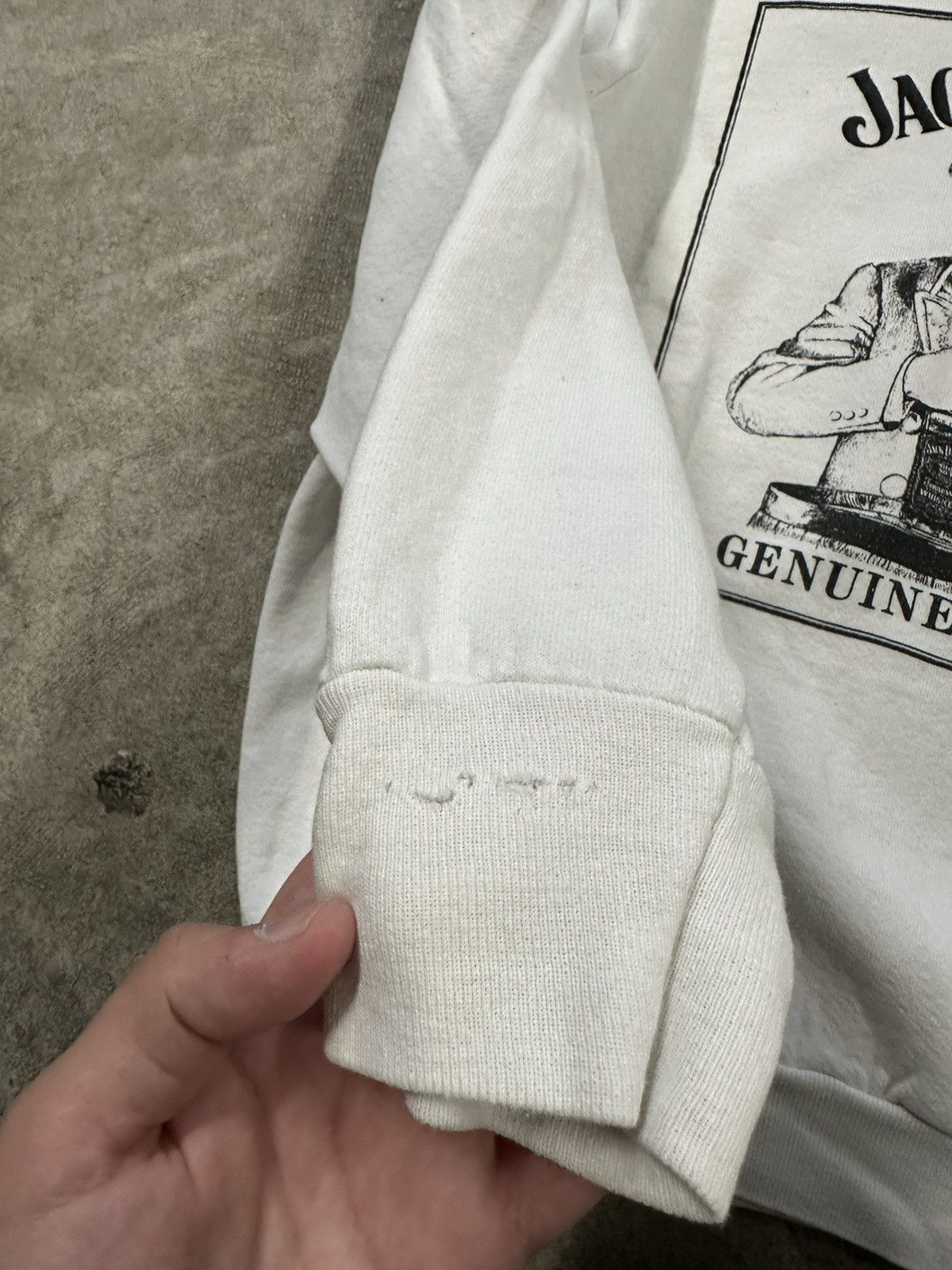 Fruit Of The Loom Vintage 90s Jack Daniels Whisky Sweatshirt Size US L / EU 52-54 / 3 - 6 Thumbnail