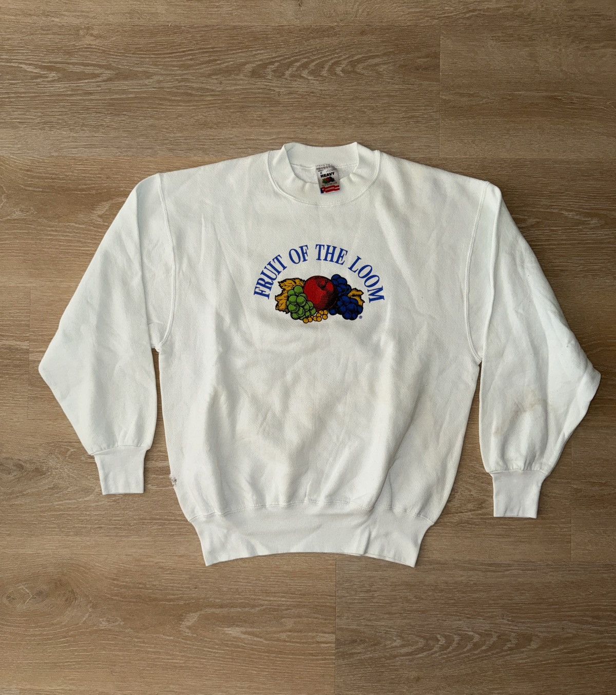 Fruit Of The Loom Vintage 90’s Fruit of the Loom Logo Sweatshirt Size US M / EU 48-50 / 2 - 1 Thumbnail