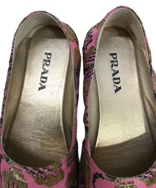 Prada PRADA Floral Design Espadrilles Pink 36 Size US 6 / IT 36 - 6 Thumbnail