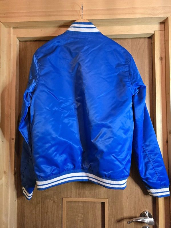 Urban Classics Blue quilted bomber jacket Size L / US 10 / IT 46 - 4 Thumbnail