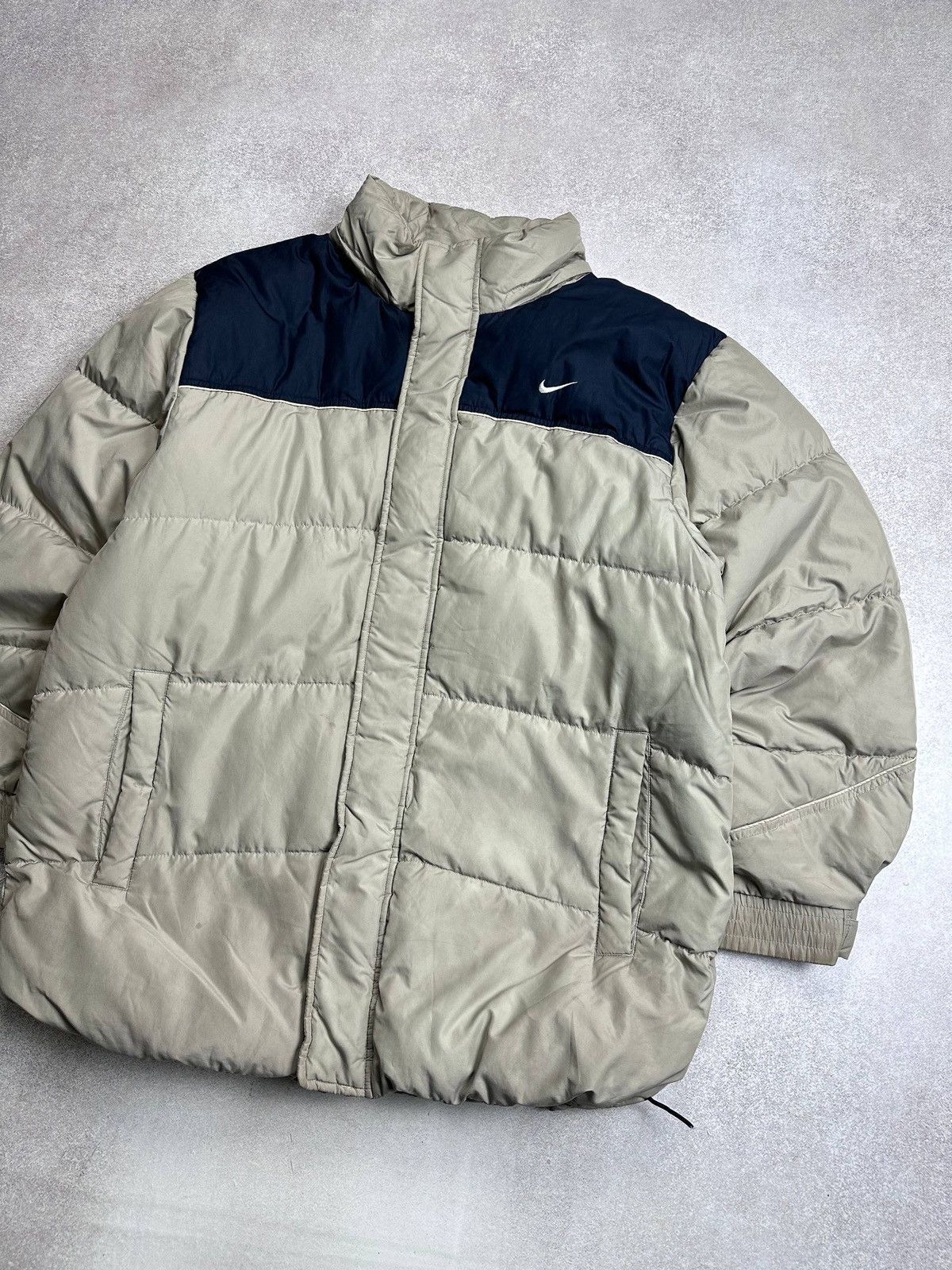 Nike Vintage Nike Swoosh Down Winter Puffer Jacket Rare L Size US L / EU 52-54 / 3 - 2 Thumbnail