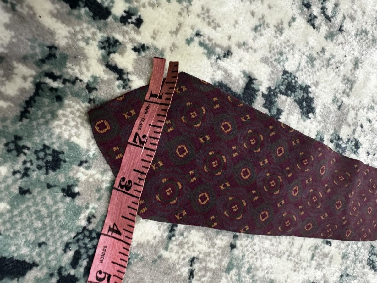 Christian Dior Monsieur ABSTRACT PATTERN PRINT SILK NECK TIE Size ONE SIZE - 4 Thumbnail