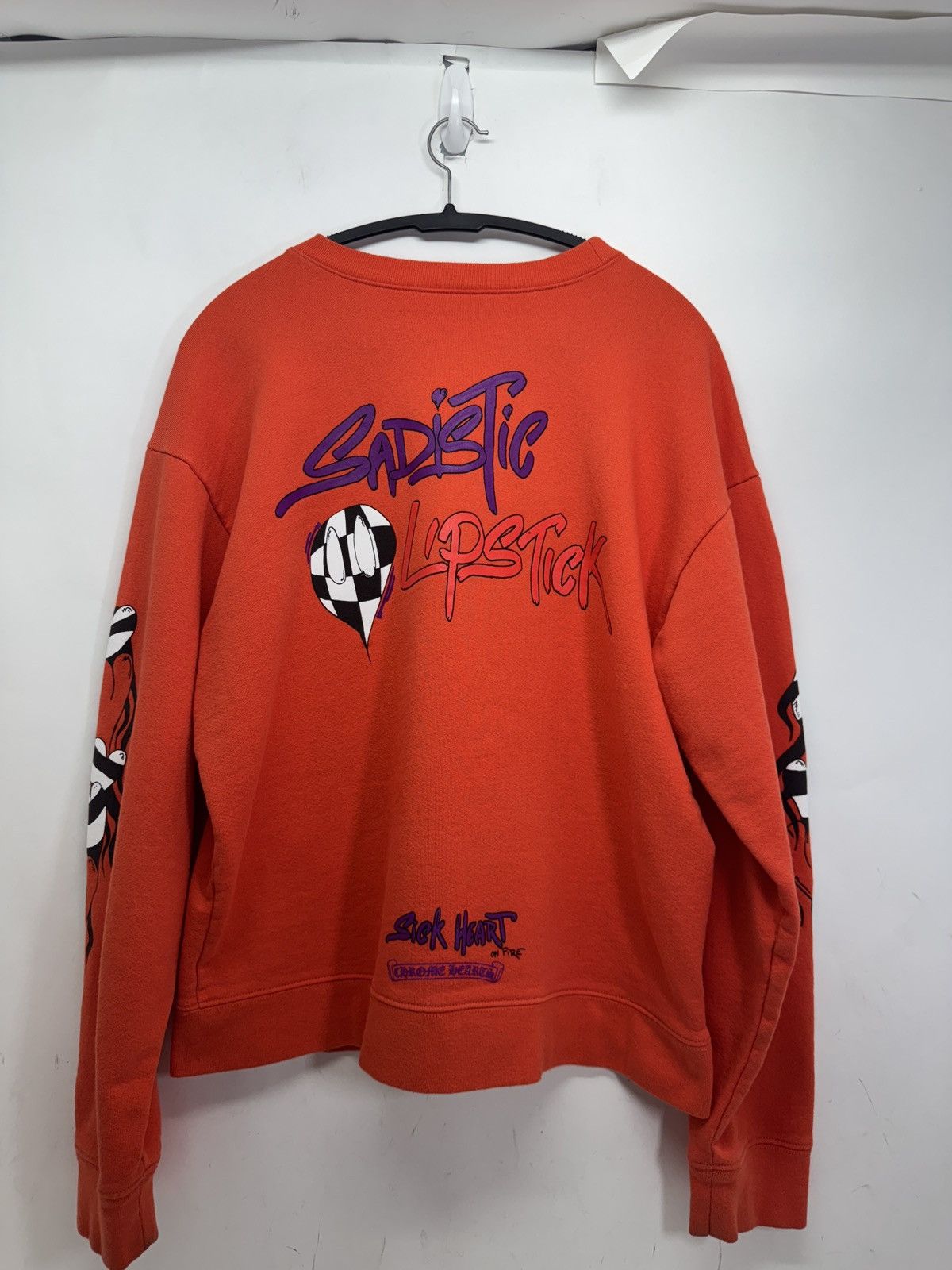 Chrome Hearts Chrome Hearts x Matty Boy Sadistic Lipstick Crewneck Size US L / EU 52-54 / 3 - 2 Thumbnail