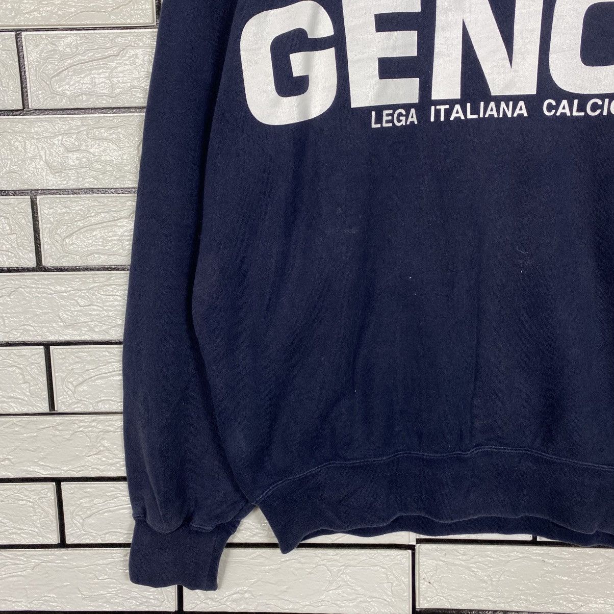 Japanese Brand 📌Vintage Sweatshirt Big Logo Italian Football League Size US L / EU 52-54 / 3 - 5 Thumbnail
