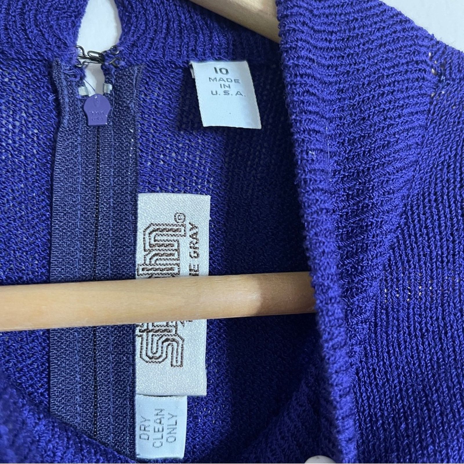 St. John St. John By Marie Gray Mock Neck Knit Midi Dress Size M / US 6-8 / IT 42-44 - 4 Thumbnail