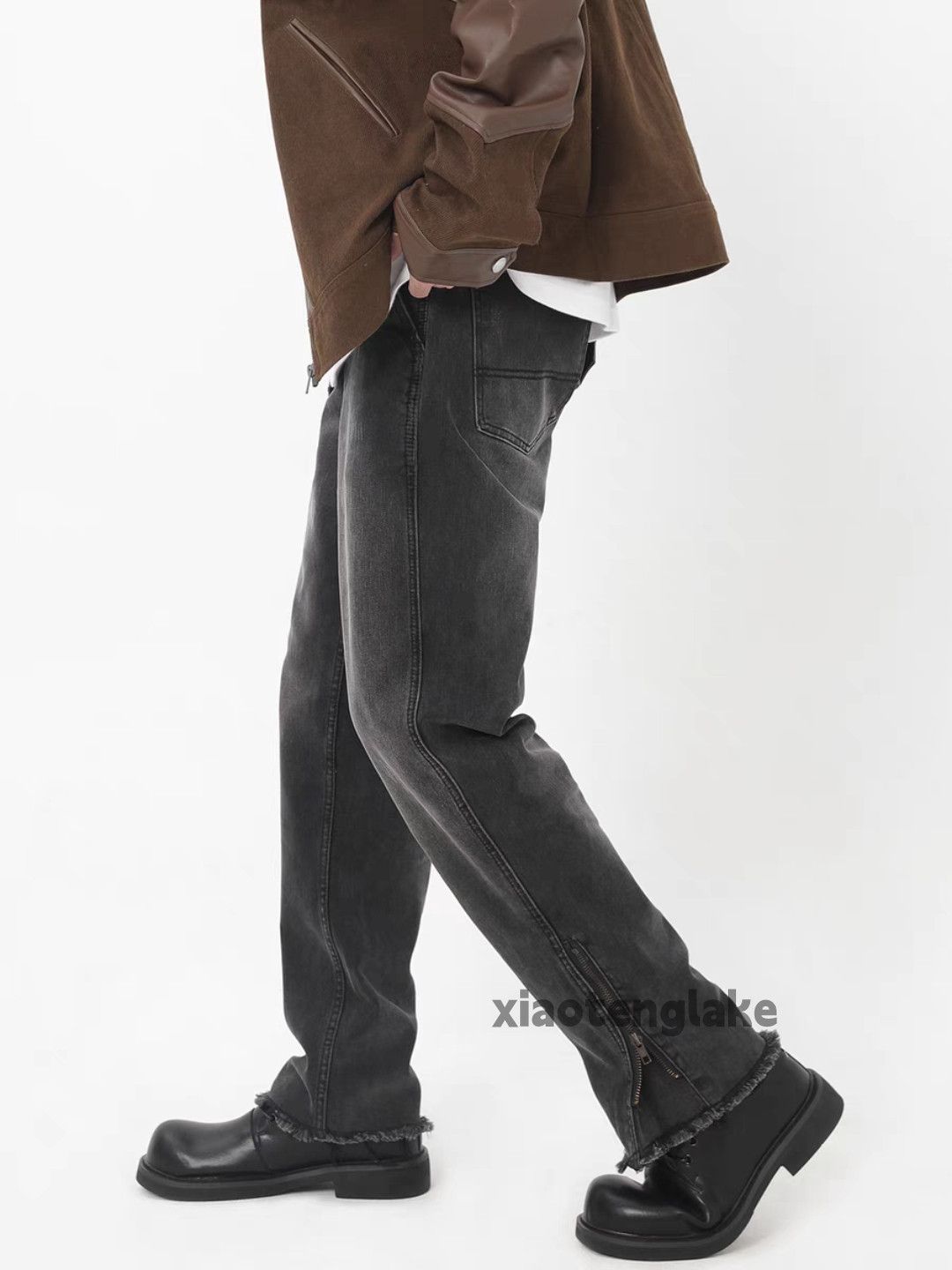 Jean × Vintage washed faded cleanfit yuppie bootcut punk flared jeans Size US 36 / EU 52 - 2 Thumbnail
