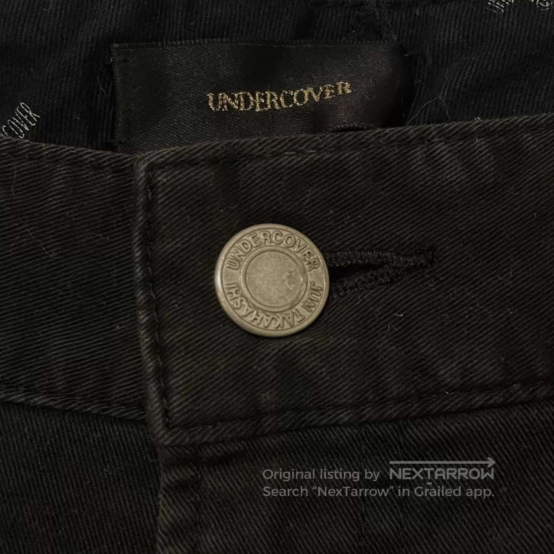 Undercover Black Distressed Casual Pants Size 38. Size US 38 / EU 54 - 4 Thumbnail
