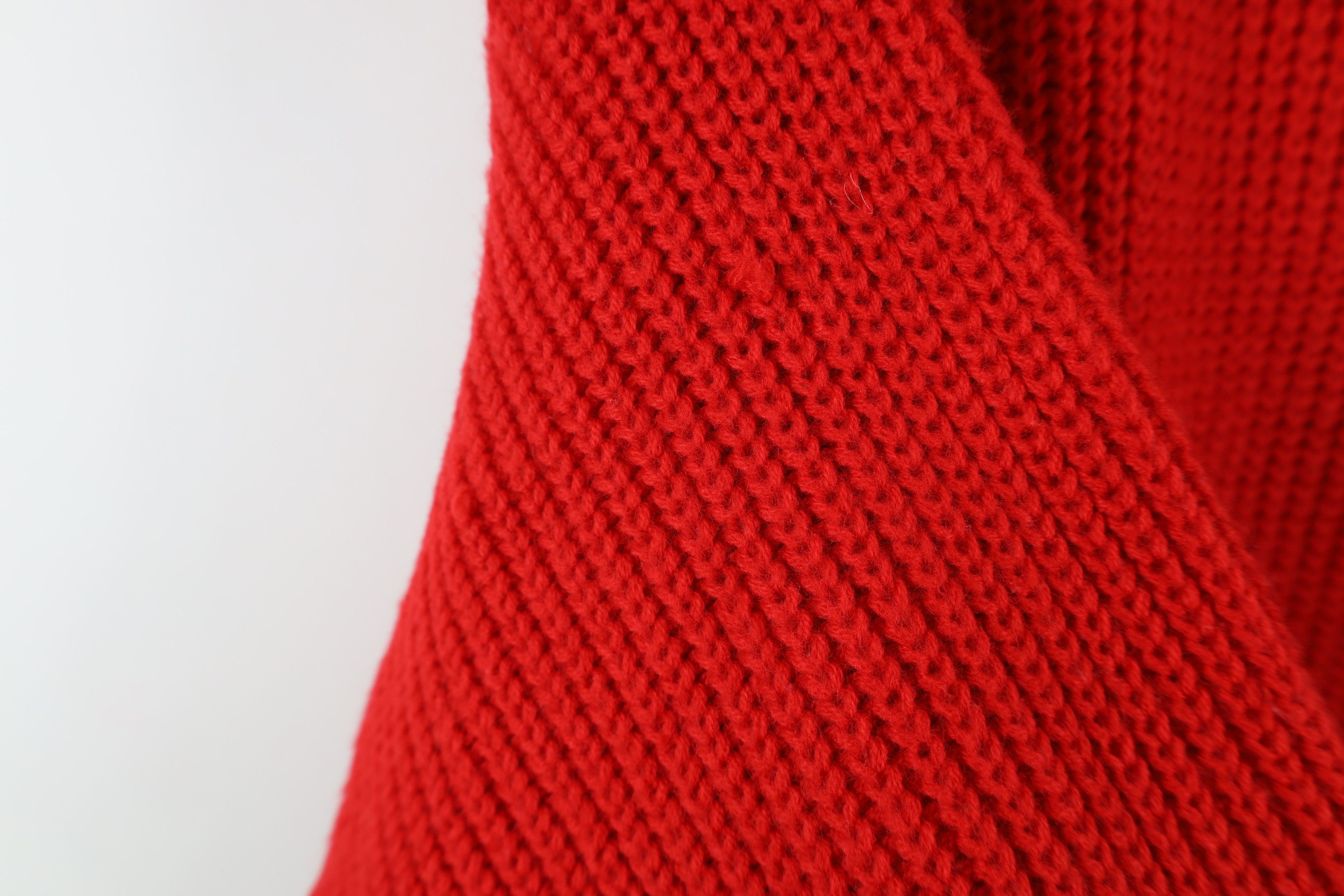 Vintage Vintage 90s Streetwear Oversized Ribbed Collared Sweater Size M / US 6-8 / IT 42-44 - 4 Thumbnail