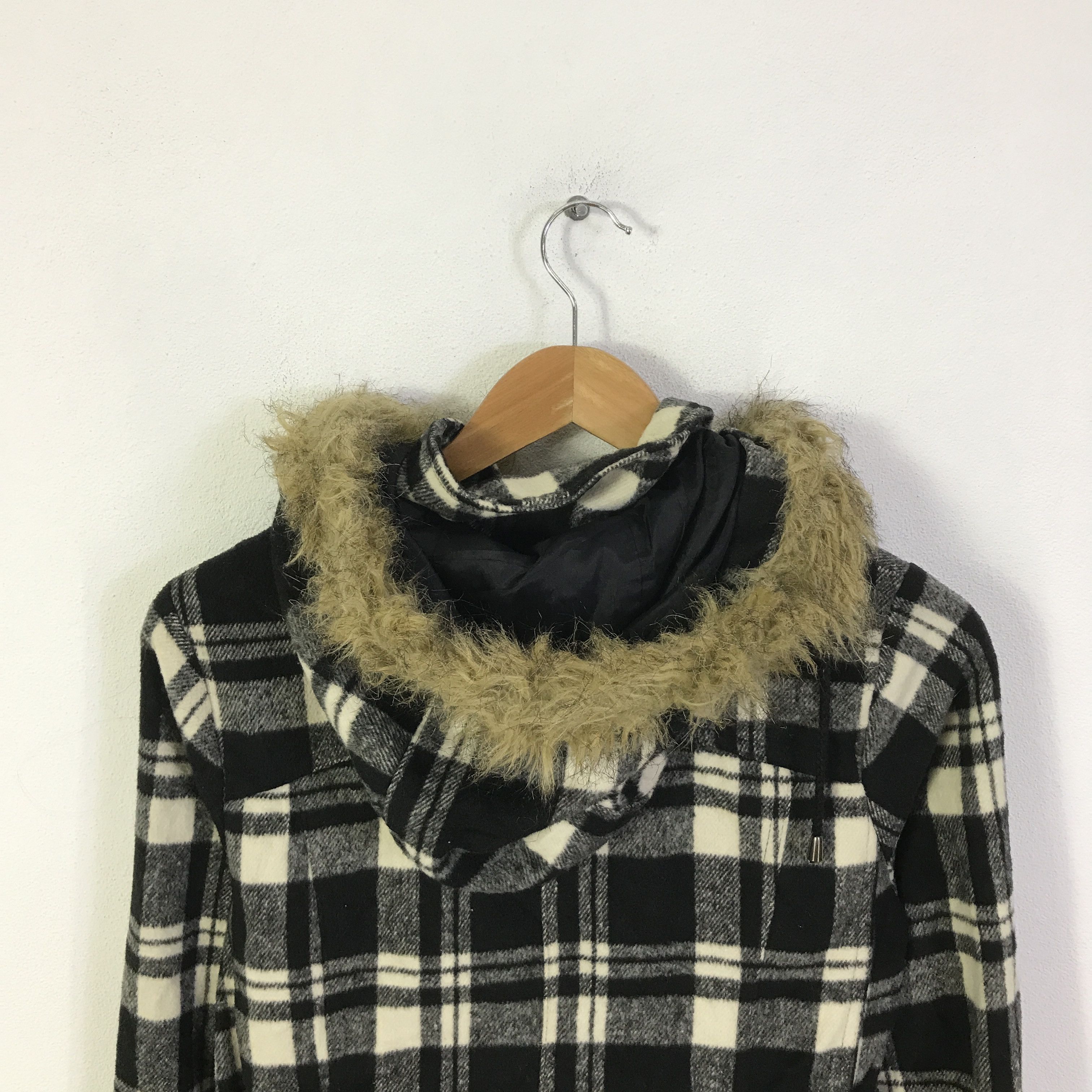 Japanese Brand Fur Hoodie made in heaven Punk Wool jacket K96B6 Size US M / EU 48-50 / 2 - 4 Thumbnail