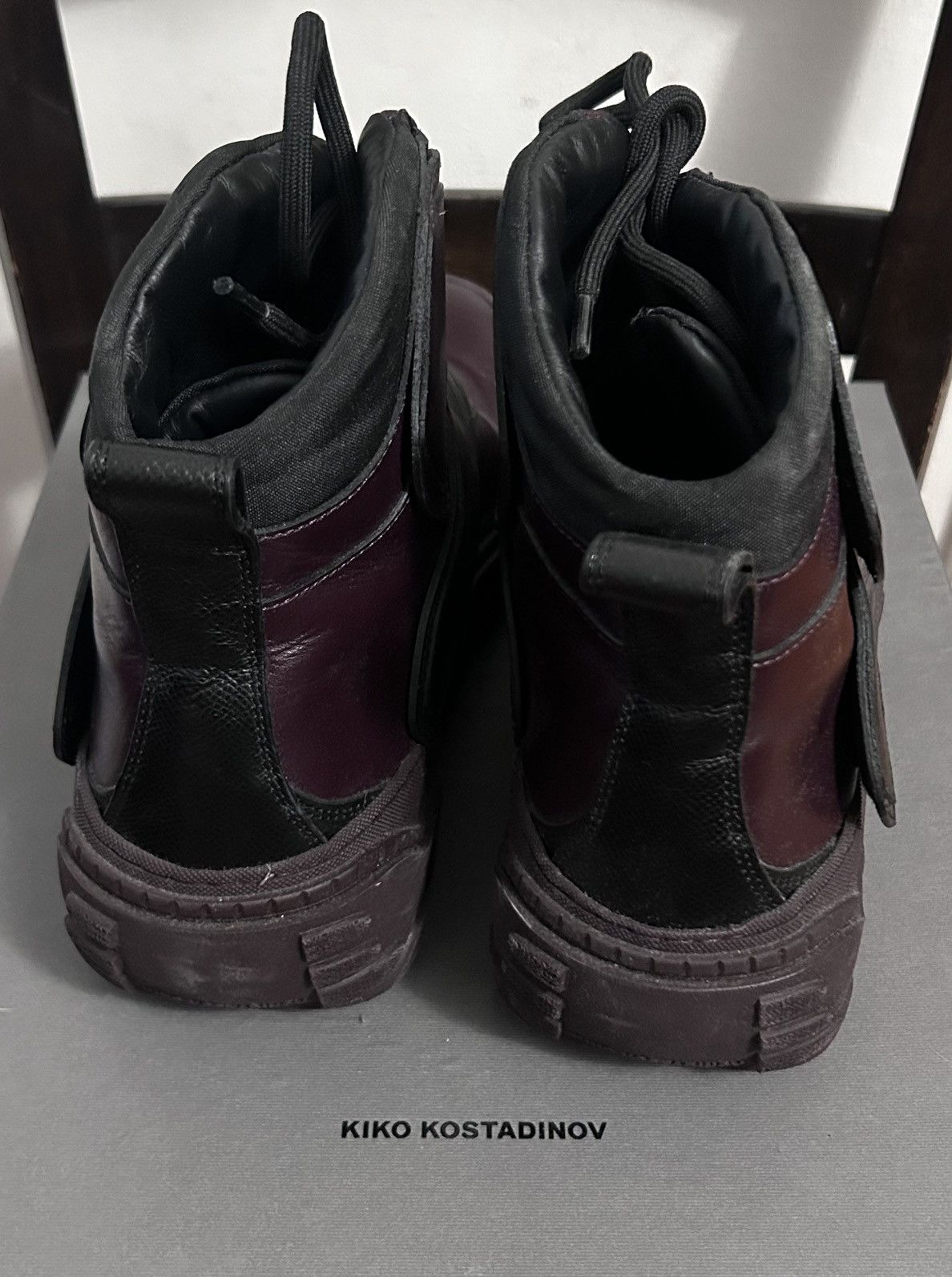 Kiko Kostadinov Kiko Kostadinov Burgundy Tonkin Boots Size US 9 / EU 42 - 3 Thumbnail