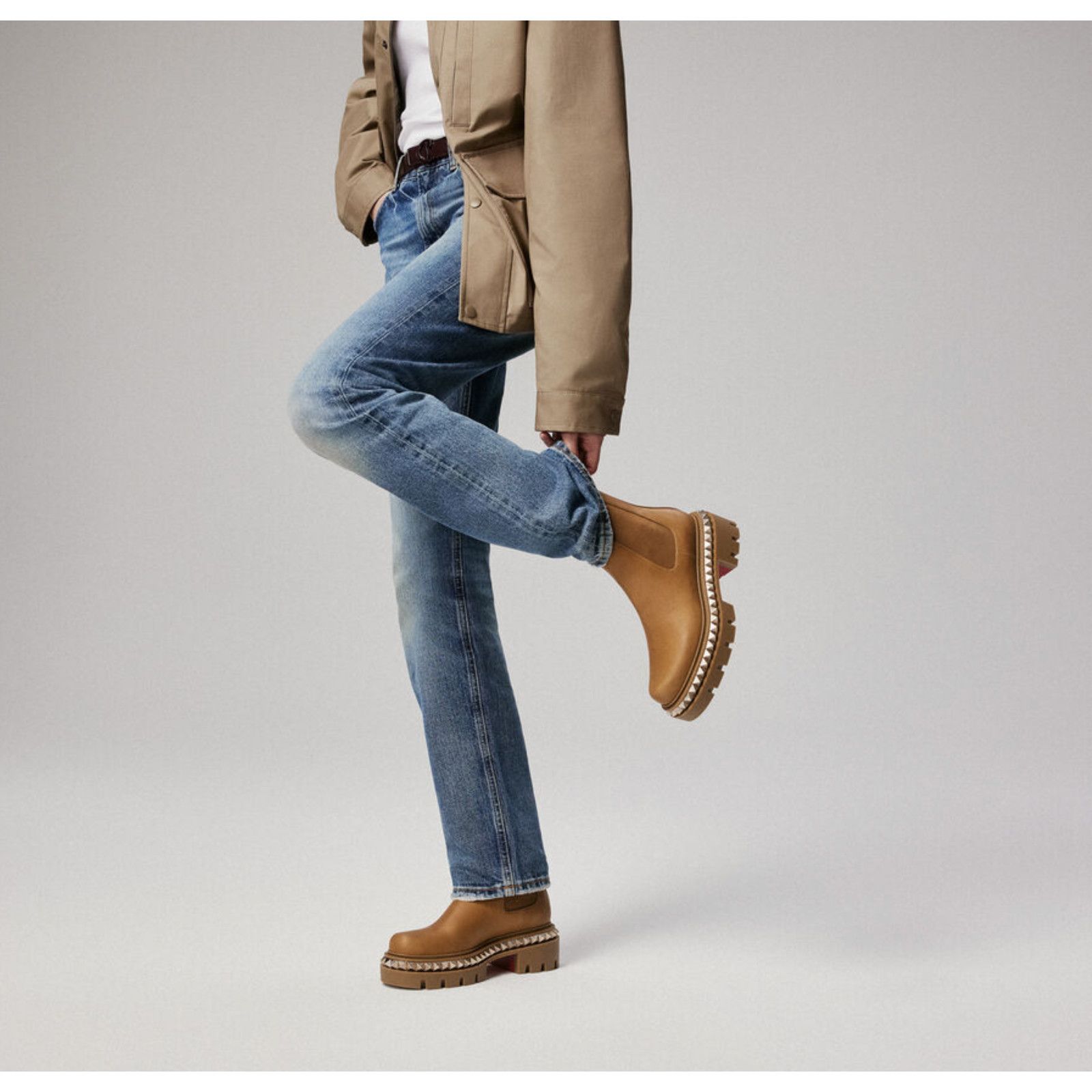 Christian Louboutin Christian Louboutin St Emilia Pyraclou Terra Brown Boot 39.5 Size US 9.5 / IT 39.5 - 5 Thumbnail
