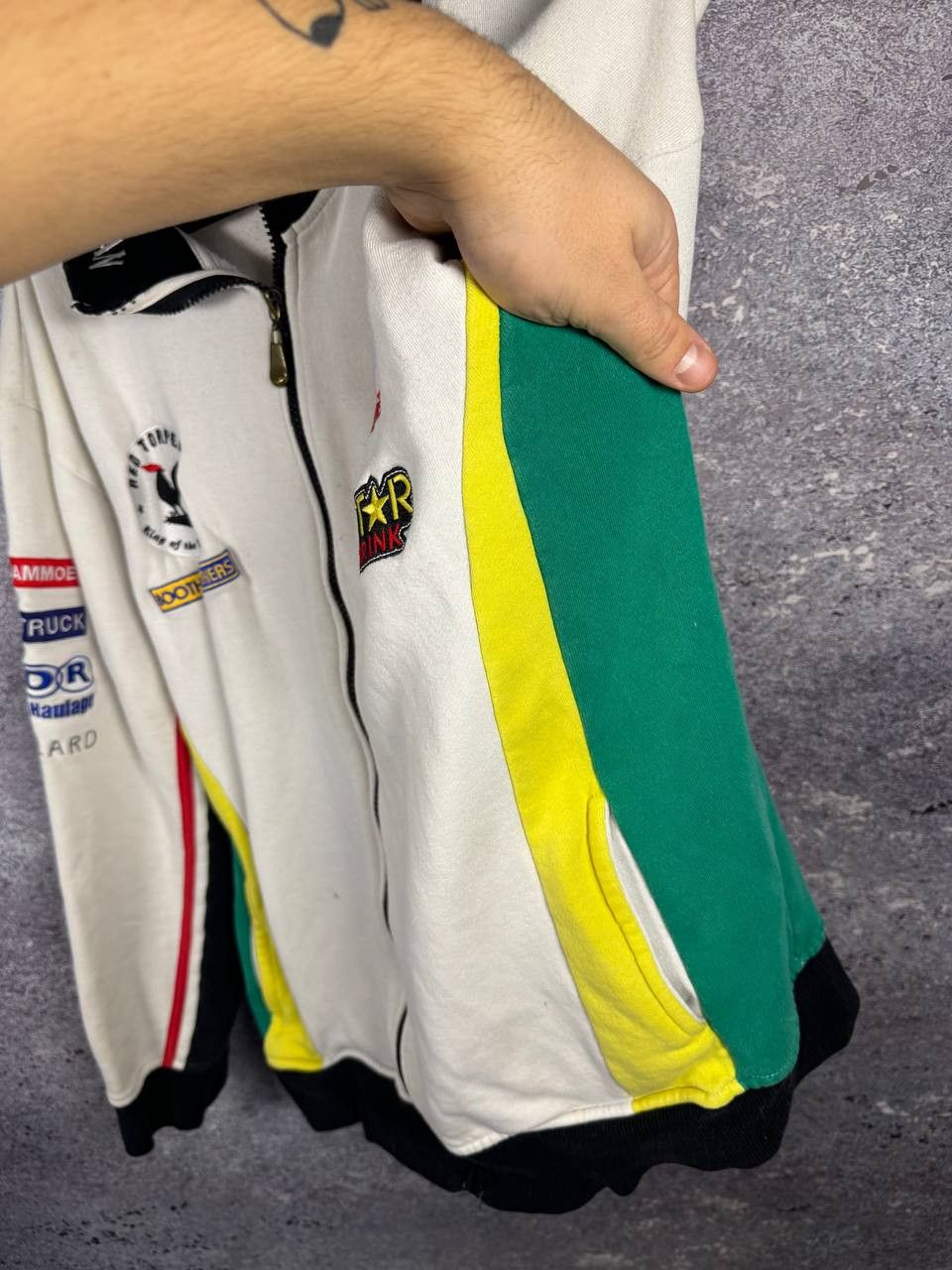 Honda × Vintage SWAN HONDA MOTOR SUPERBIKE RACING JACKET LONG SLEEVE FULL ZP Size US XL / EU 56 / 4 - 15 Thumbnail
