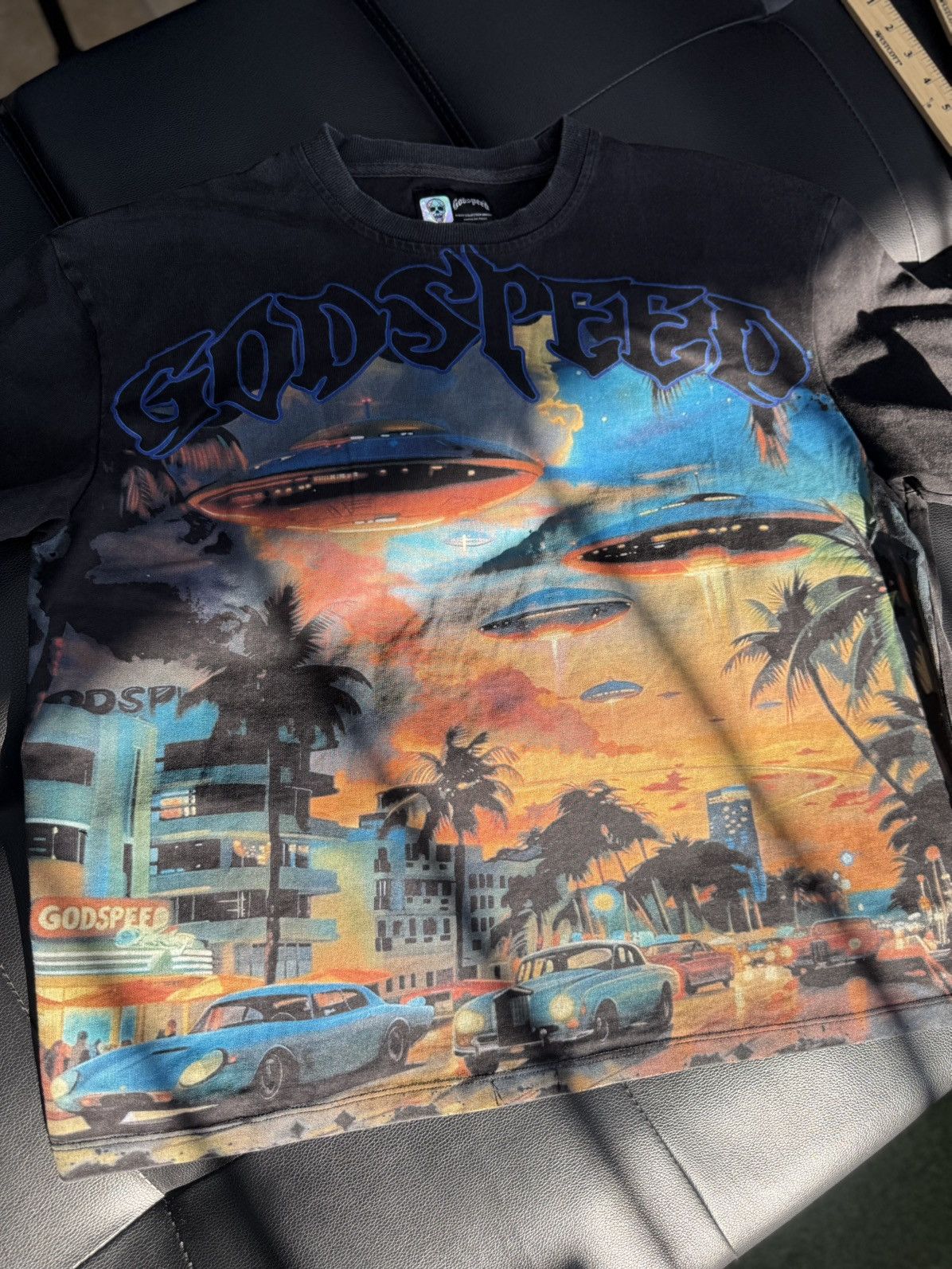 Godspeed Godspeed Black UFO Tee Shirt Size Large (NEW) Size US L / EU 52-54 / 3 - 3 Thumbnail