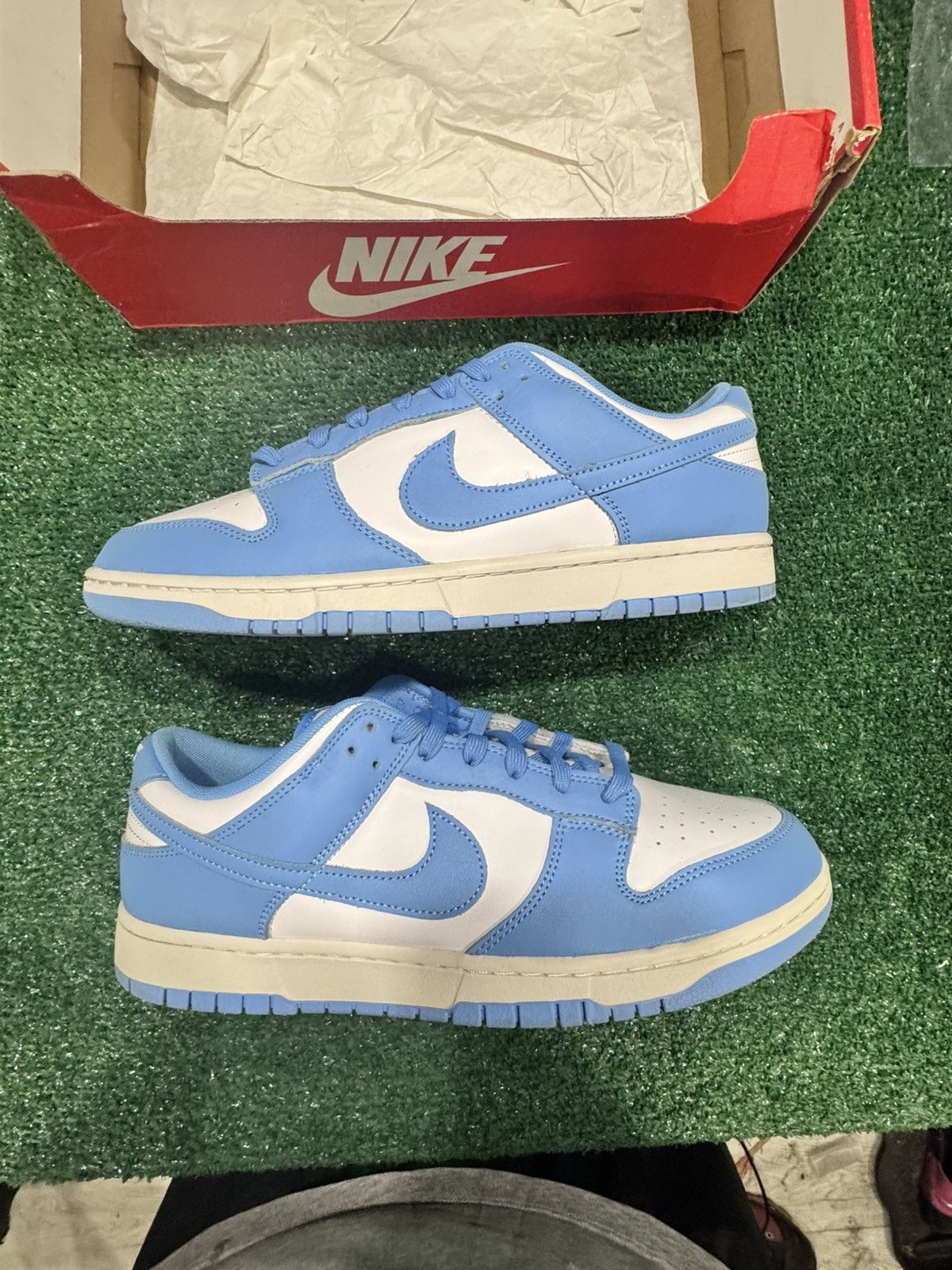 Nike Nike dunk low UNC clean size 13 men Size US 13 / EU 46 - 1 Thumbnail