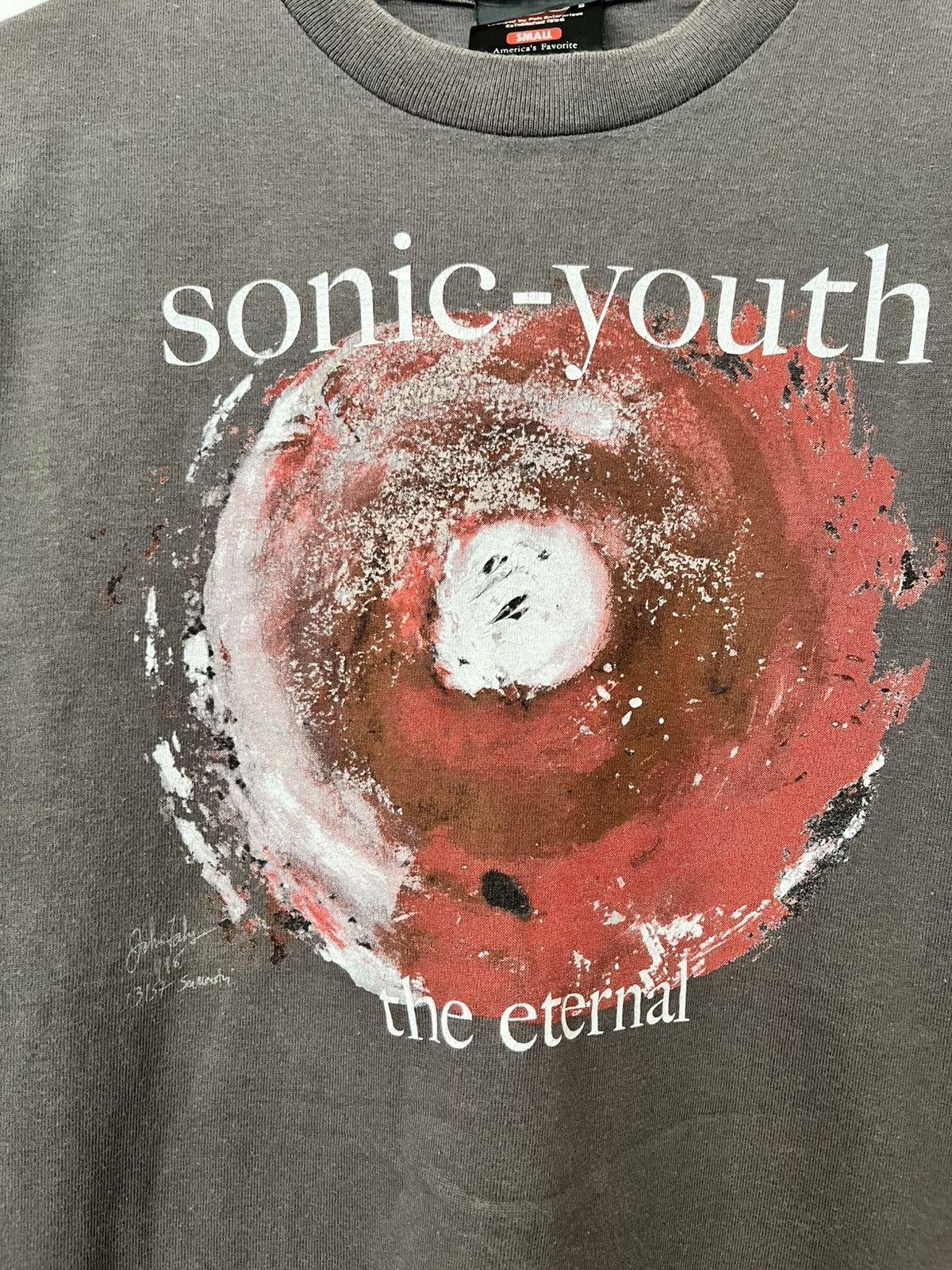 Vintage Vintage Sonic Youth The Eternal T Shirt Size US S / EU 44-46 / 1 - 3 Thumbnail