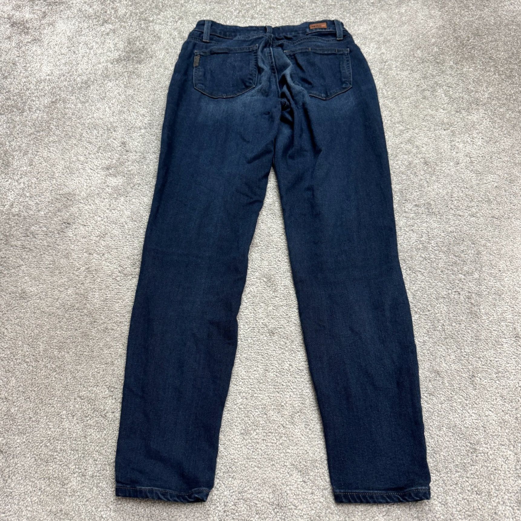 Paige VINTAGE Paige Verdugo Skinny Jeans Womens 26 Blue Dark Wash Mid Rise Denim 28in Inseam Streetwear Size 26" / US 2 / IT 38 - 2 Thumbnail