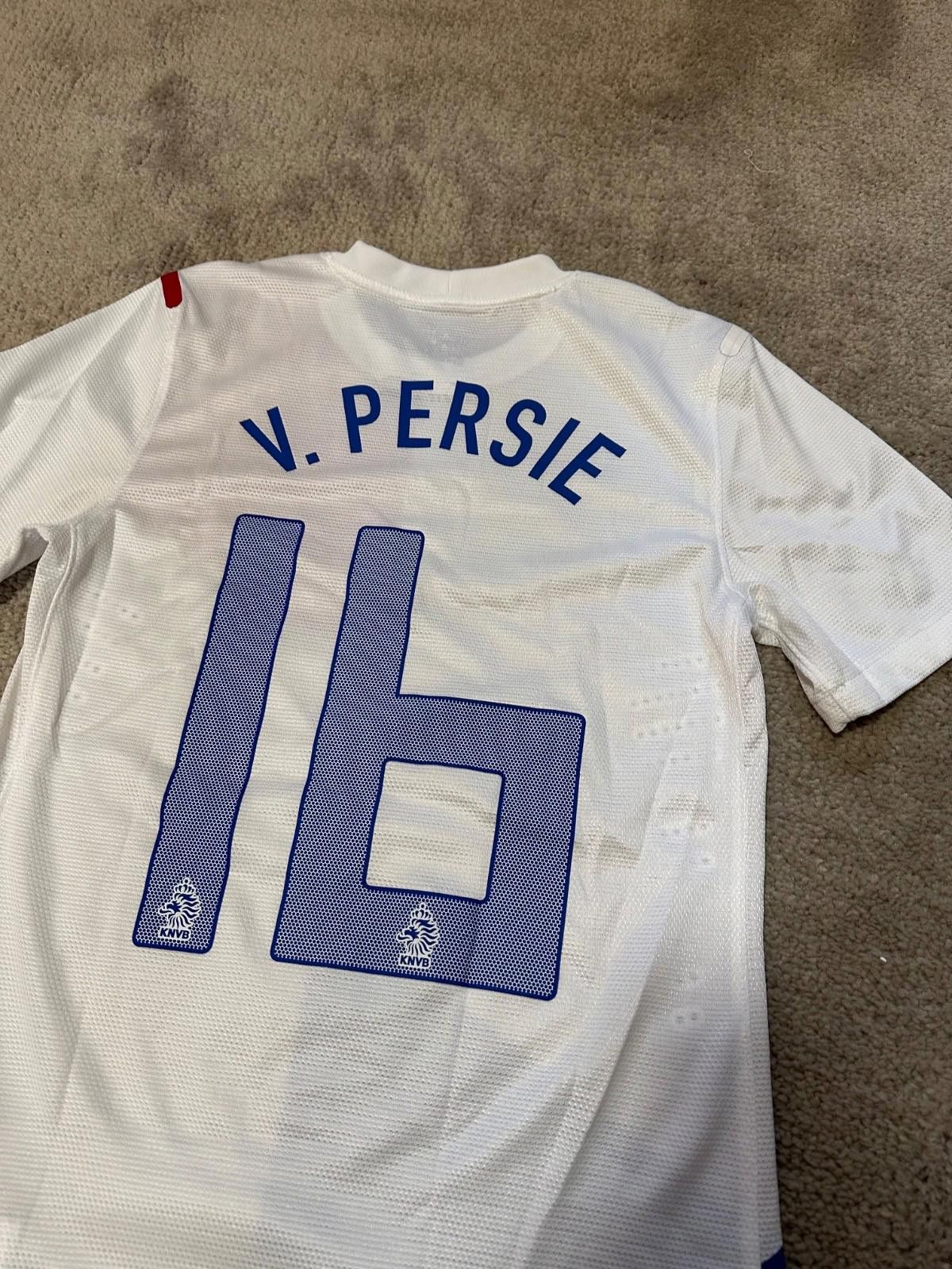 Nike NETHERLANDS 2013/14 VAN PERSIE FOOTBALL SHIRT SOCCER JERSEY Size US S / EU 44-46 / 1 - 8 Thumbnail
