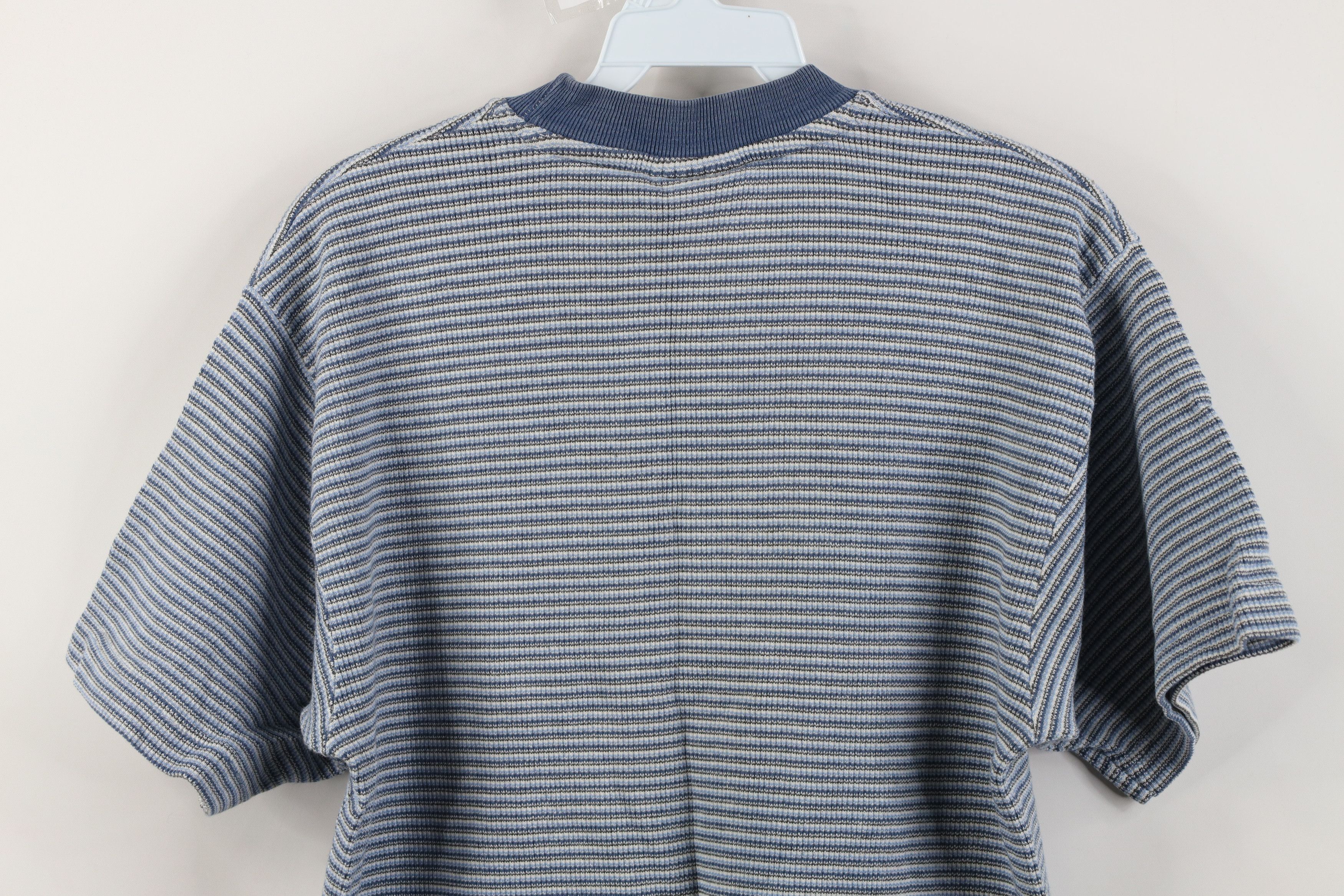 Vintage Vintage 90s Streetwear Heavyweight Knit T-Shirt Cotton Size L / US 10 / IT 46 - 10 Thumbnail