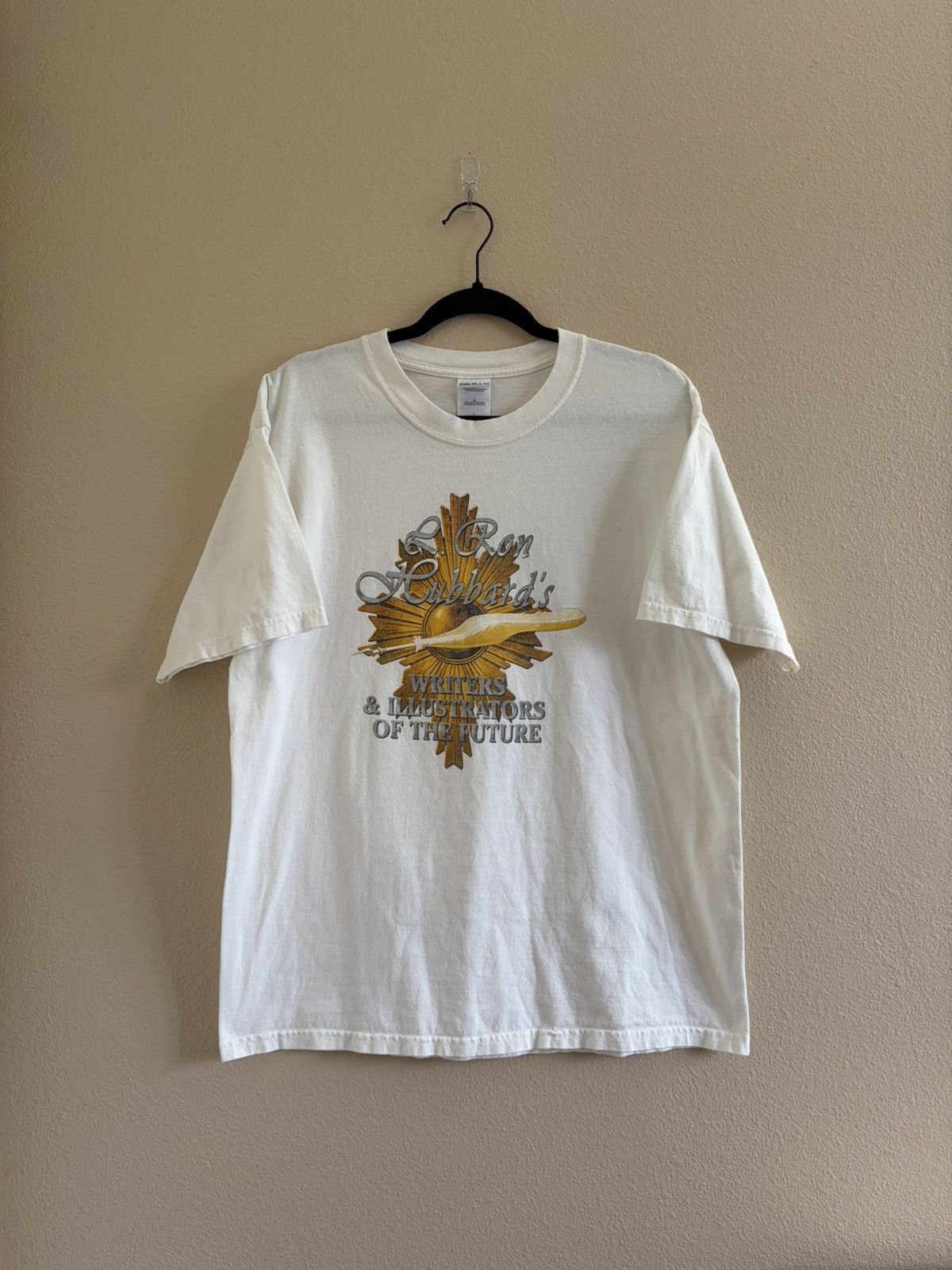 Vintage 00s Scientology L. Ron Hubbard Contest Promo Tee L