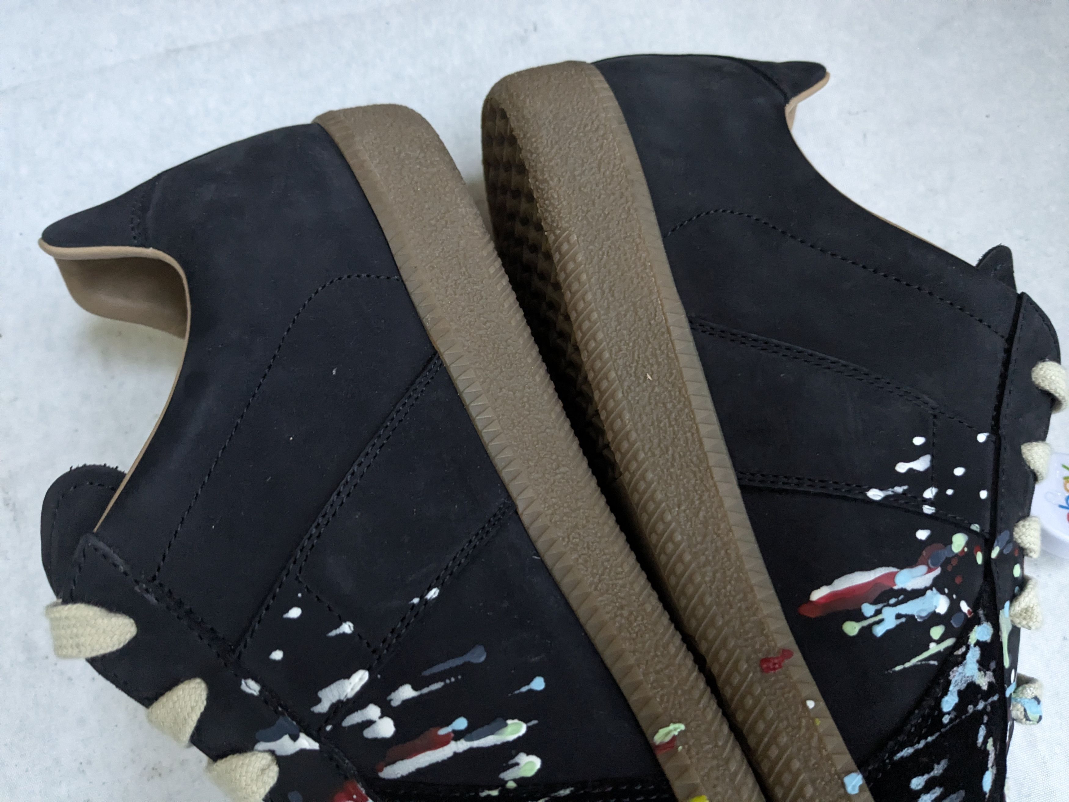 Maison Margiela Maison Margiela Replica GAT Paint Splatter 10 43 Black Size US 10 / EU 43 - 11 Thumbnail