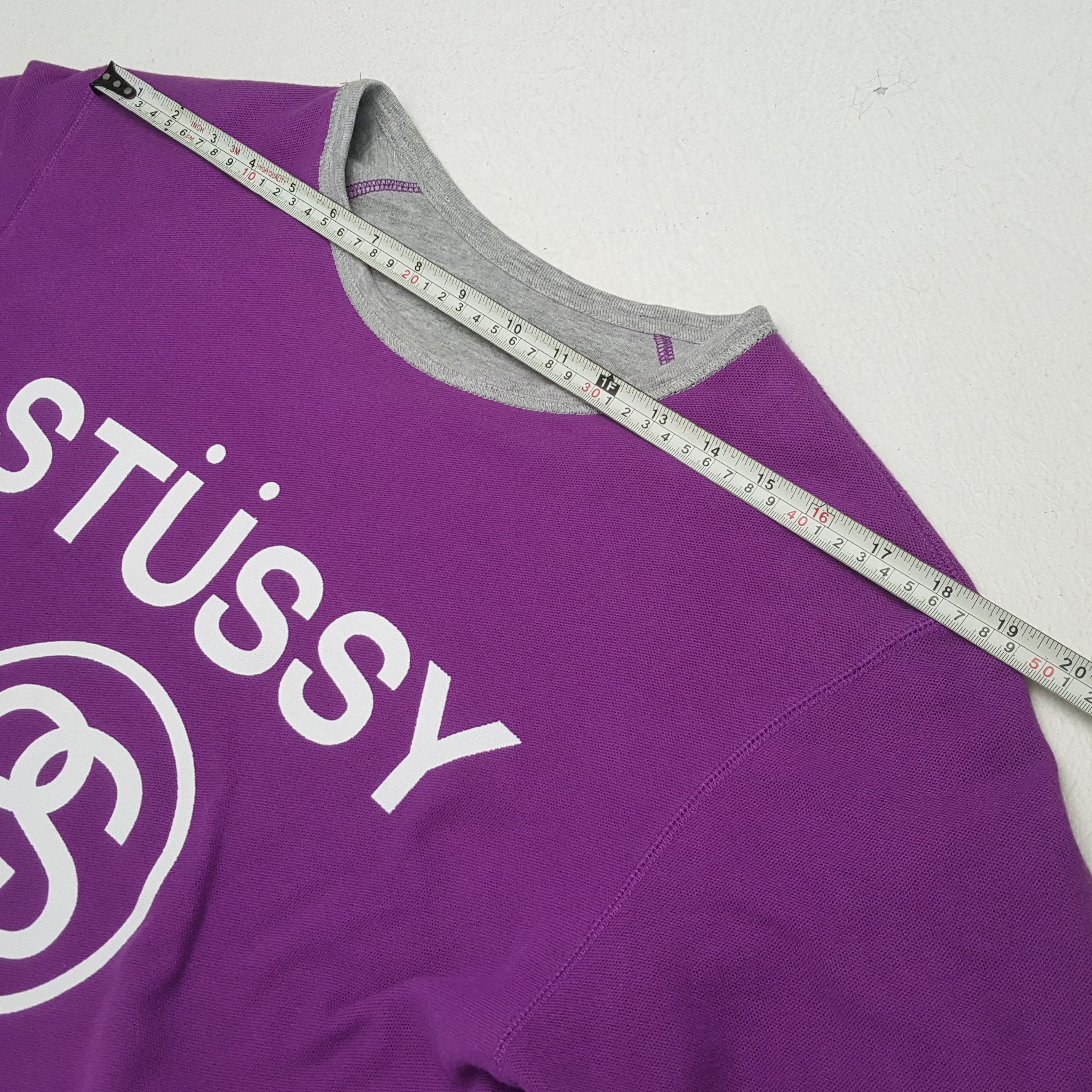 Stussy × Vintage Vintage STUSSY Streetwear Skateboard Reversible Sweatshirts Size US M / EU 48-50 / 2 - 7 Thumbnail
