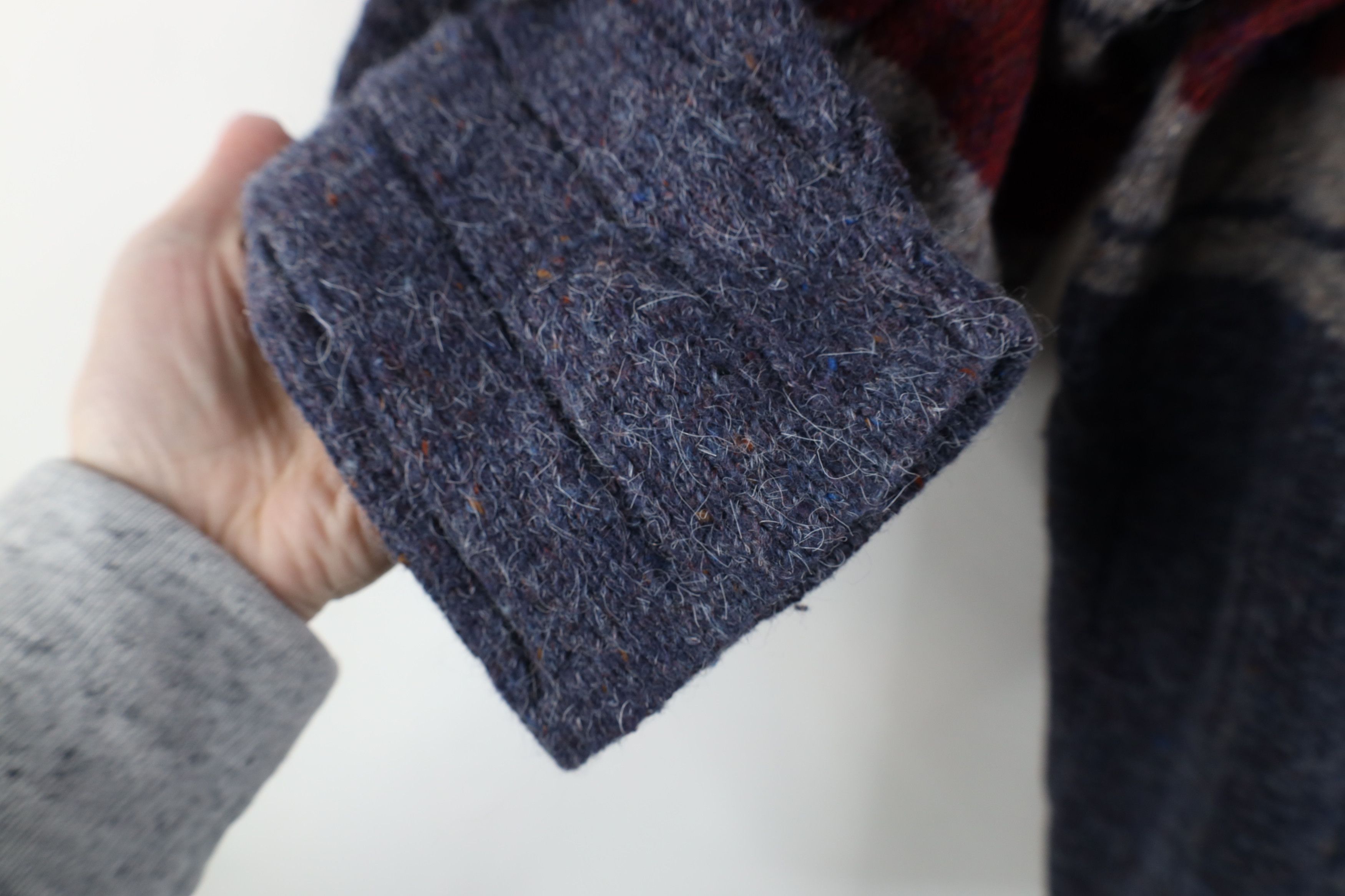 Vintage Vintage 90s Streetwear Fleck Wool Blend Knit Striped Sweater Size US M / EU 48-50 / 2 - 6 Thumbnail