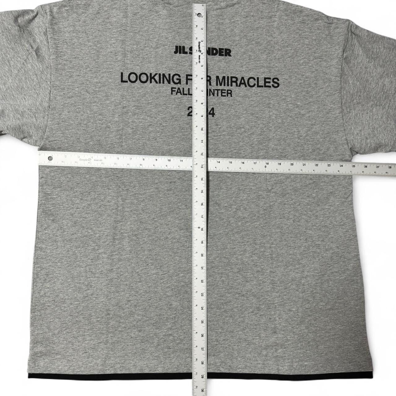 Jil Sander Jil Sander "Looking For Miracles" double-layer long T-shirt Size US XL / EU 56 / 4 - 5 Thumbnail