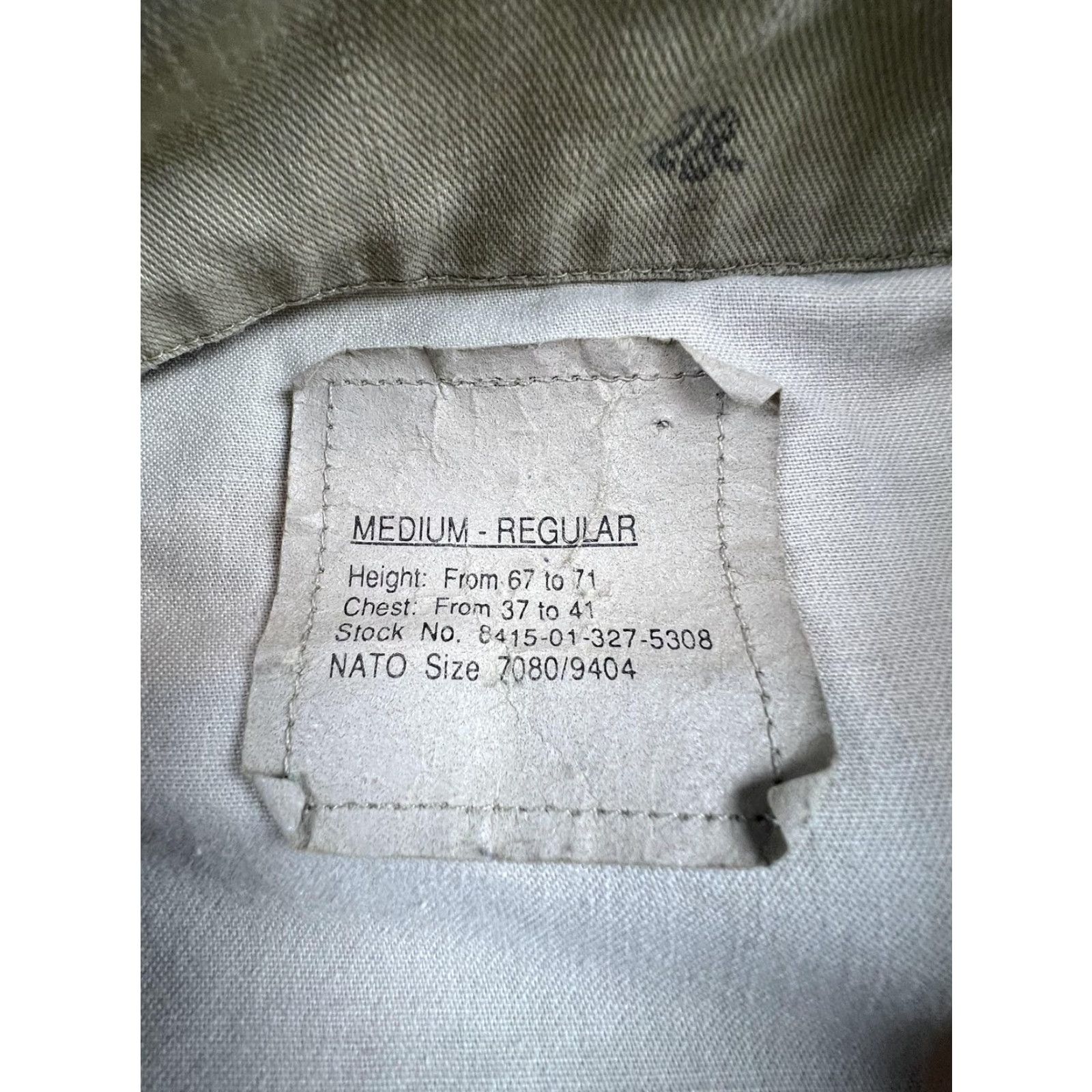 Vintage VINTAGE Military Jacket Mens M Beige Camouflage Desert BDU Field Button Pockets Size US M / EU 48-50 / 2 - 3 Thumbnail