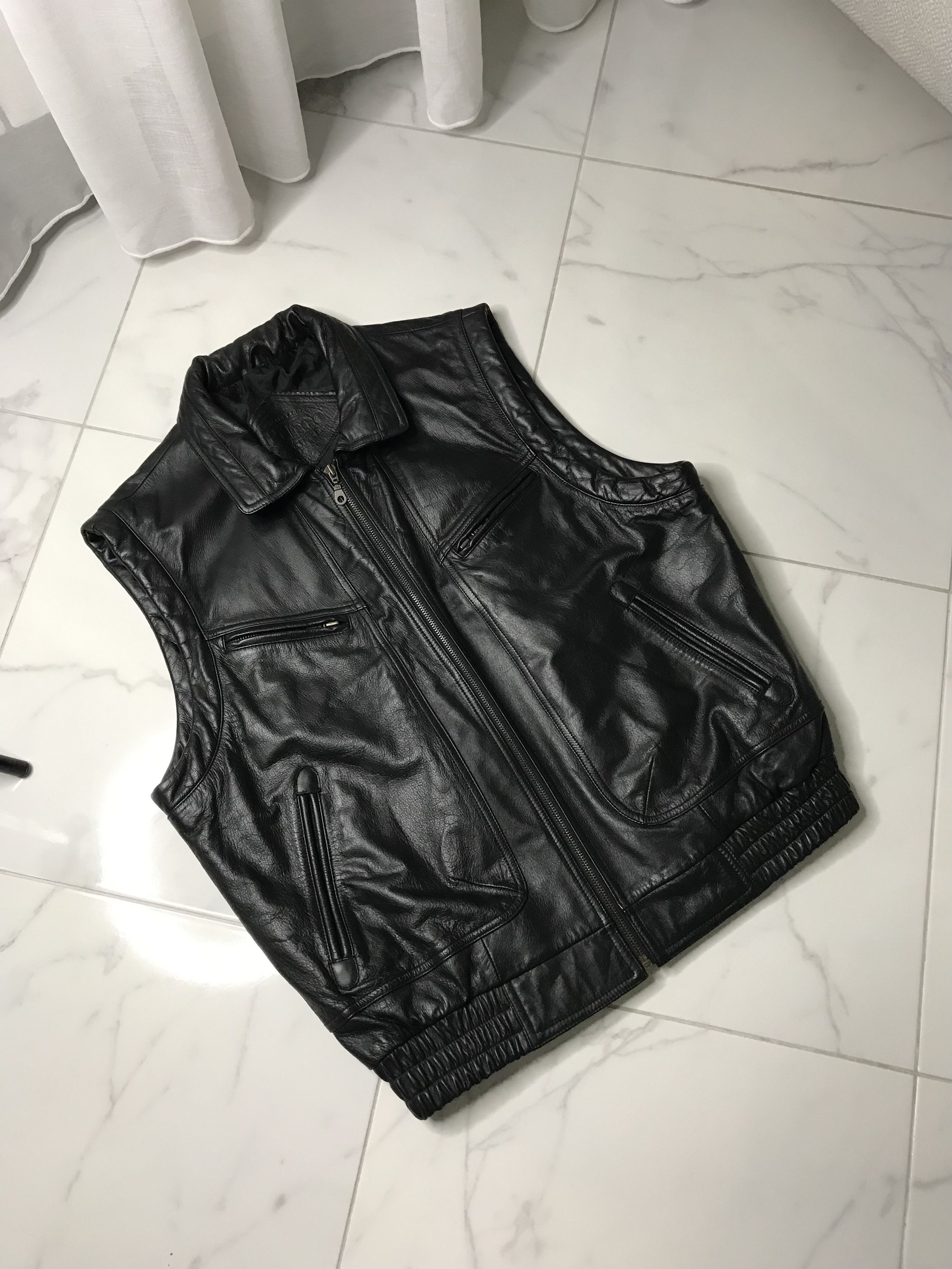 Genuine Leather Genuine leather jacket vest prince vintage 90’s rince black Size US L / EU 52-54 / 3 - 2 Thumbnail