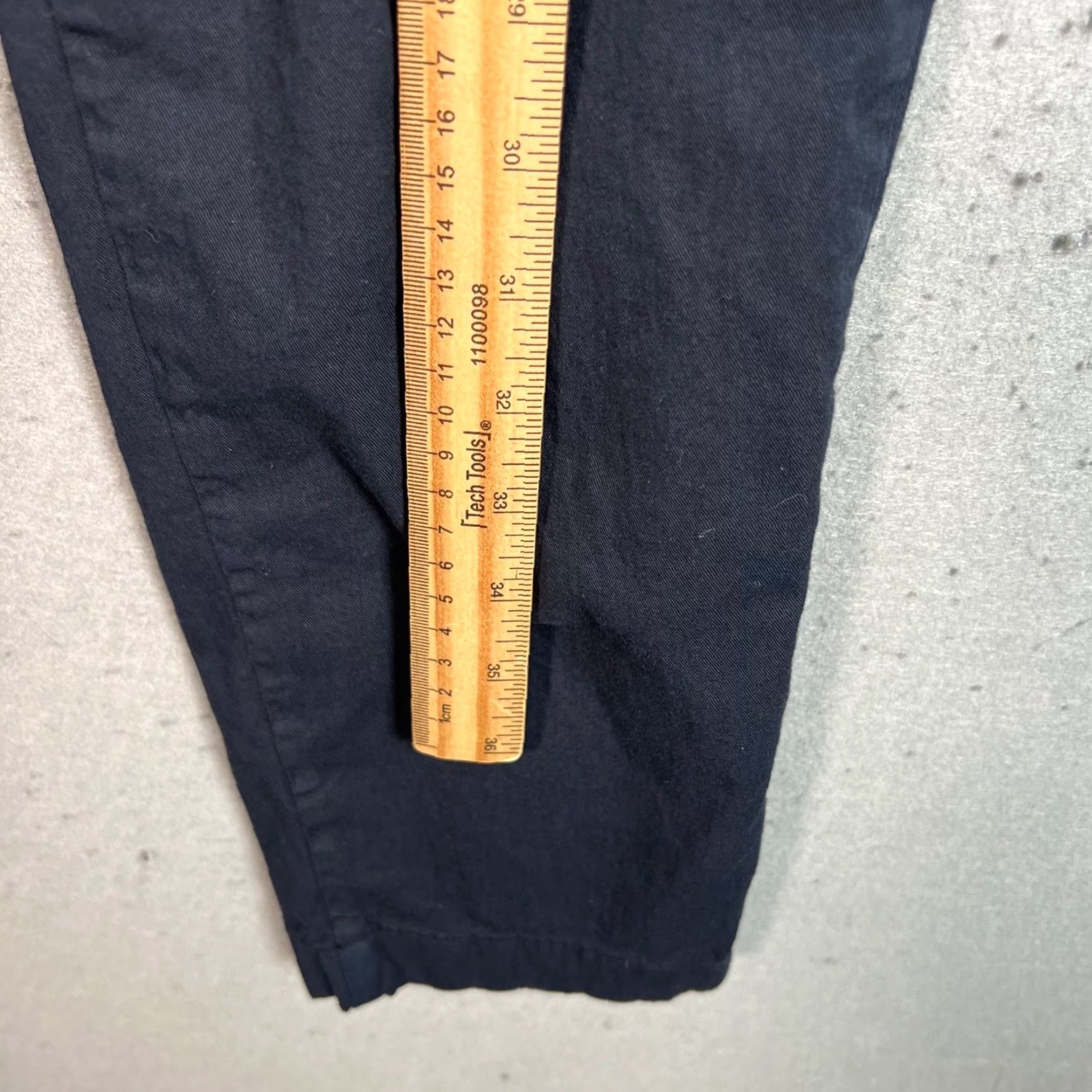 Theory Theory Womens Size 31 Slim Fit Navy Cotton Trousers Chino Pants Size 24" / US 00 / IT 34 - 7 Thumbnail