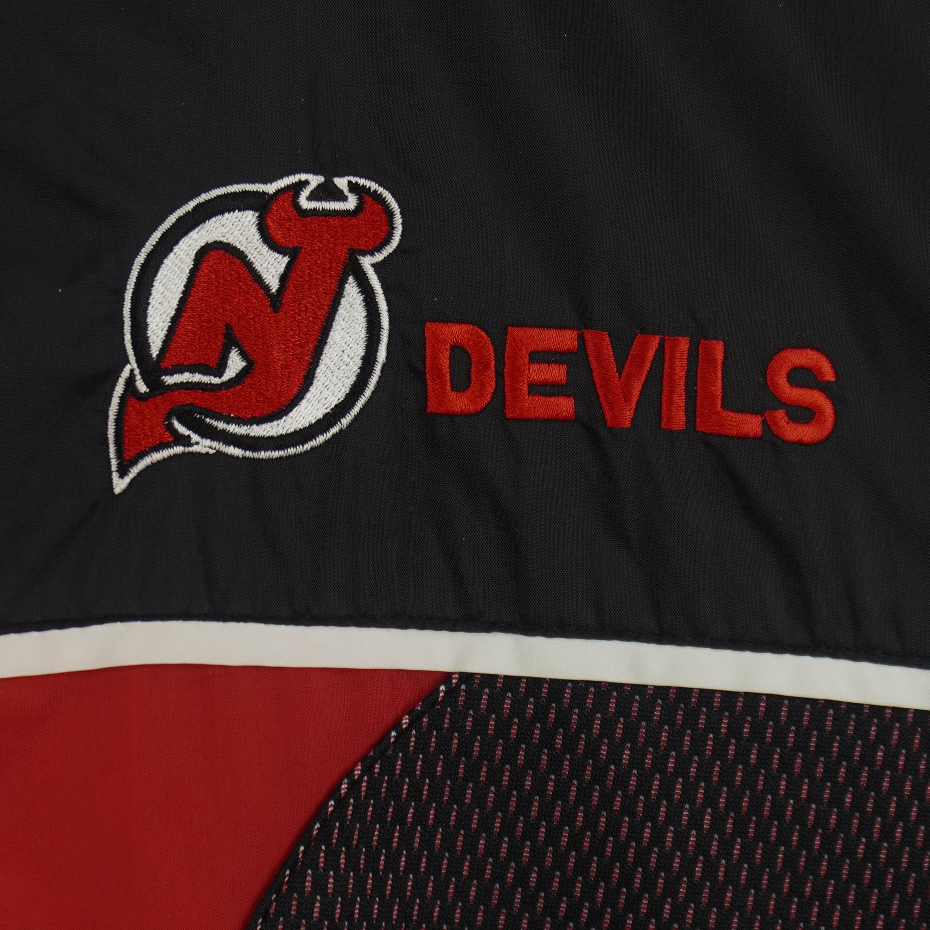 Pro Player NHL - New Jersey Devils Zip-Up Windbreaker 1990s Size US XL / EU 56 / 4 - 4 Thumbnail
