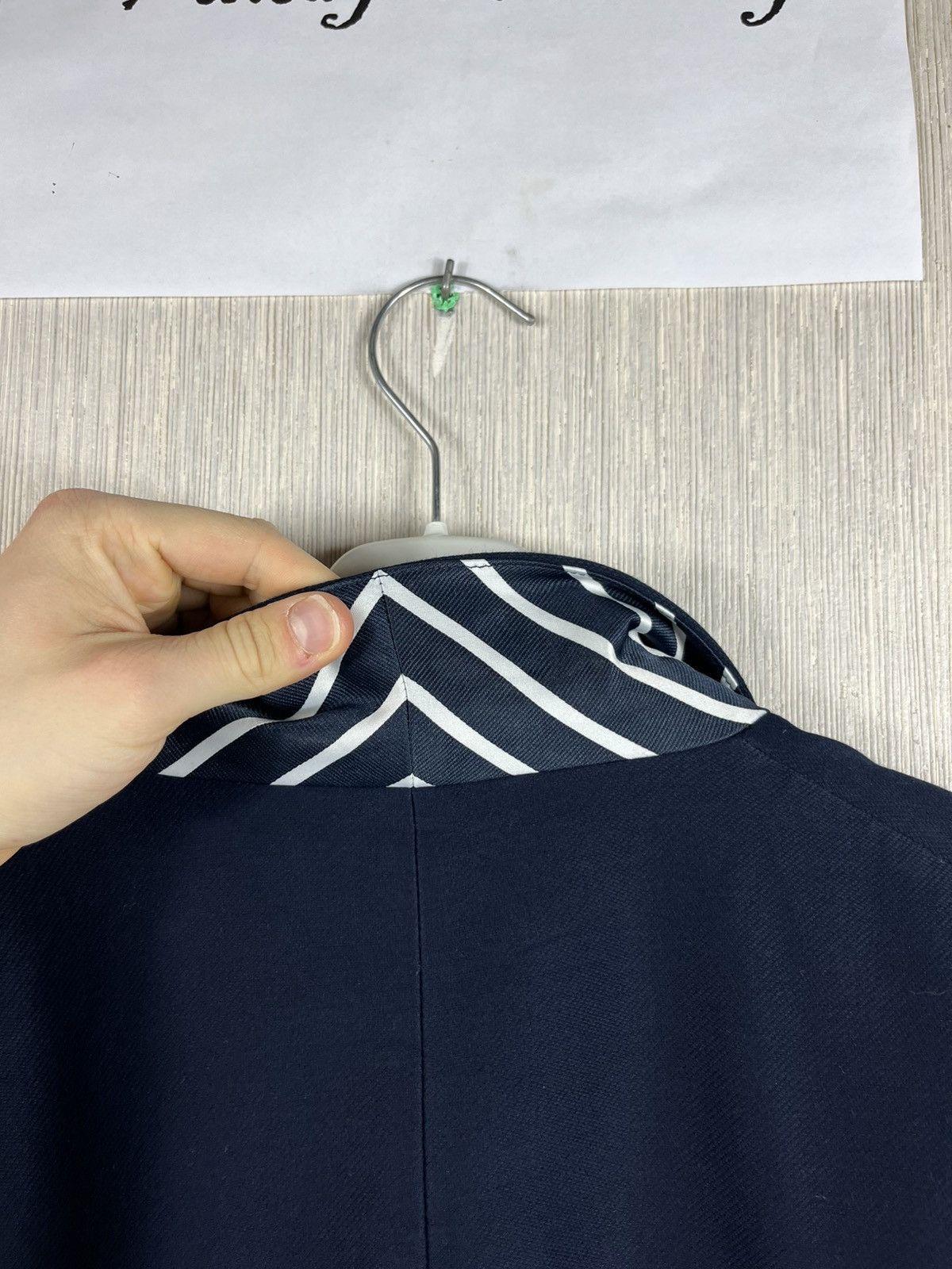 Polo Ralph Lauren × Ralph Lauren Polo Ralph Lauren cotton navy double-breasted blazer jacket Size L / US 10 / IT 46 - 18 Thumbnail