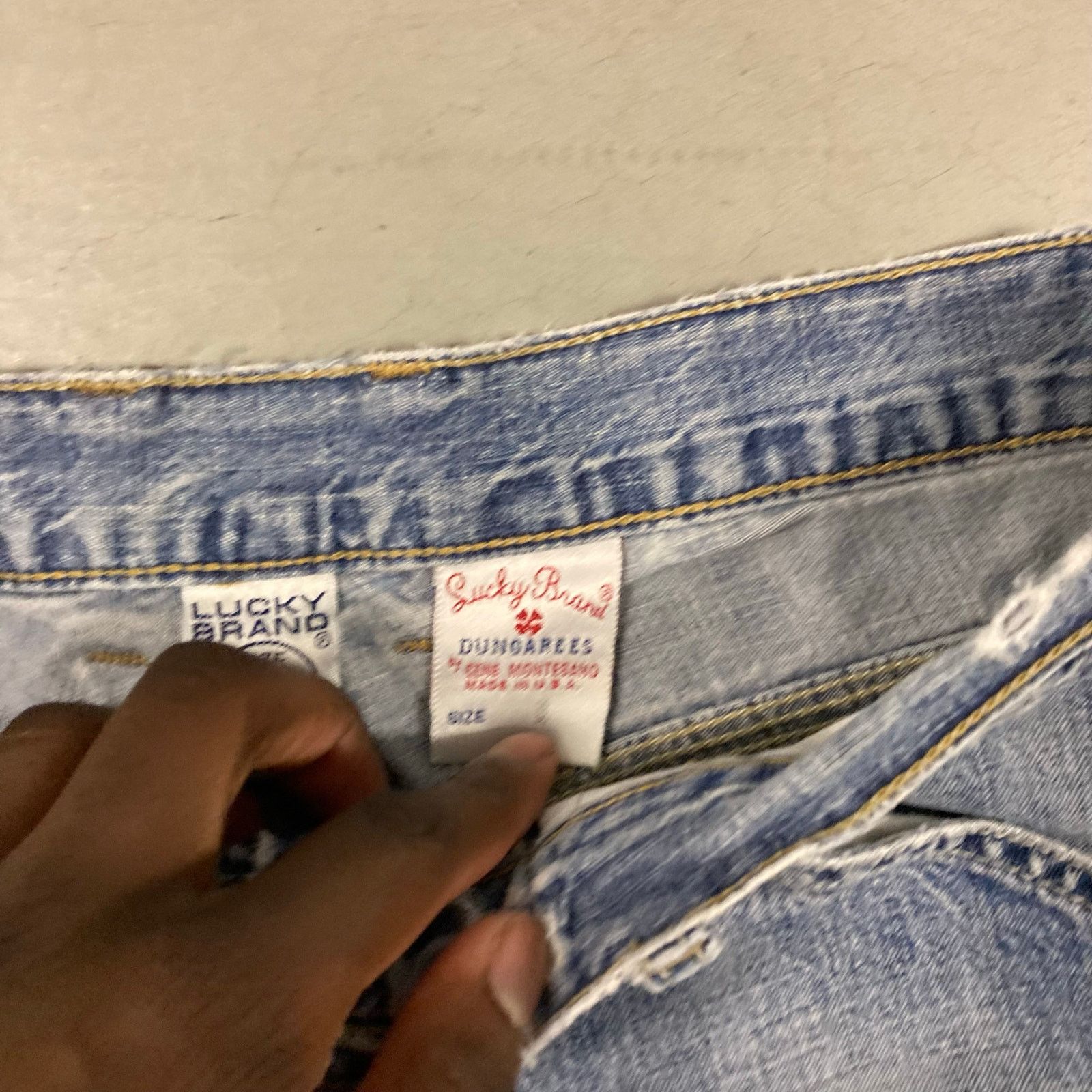 Lucky Brand × Vintage Y2K distressed lucky brand jean shorts 30 Size US 30 / EU 46 - 5 Thumbnail